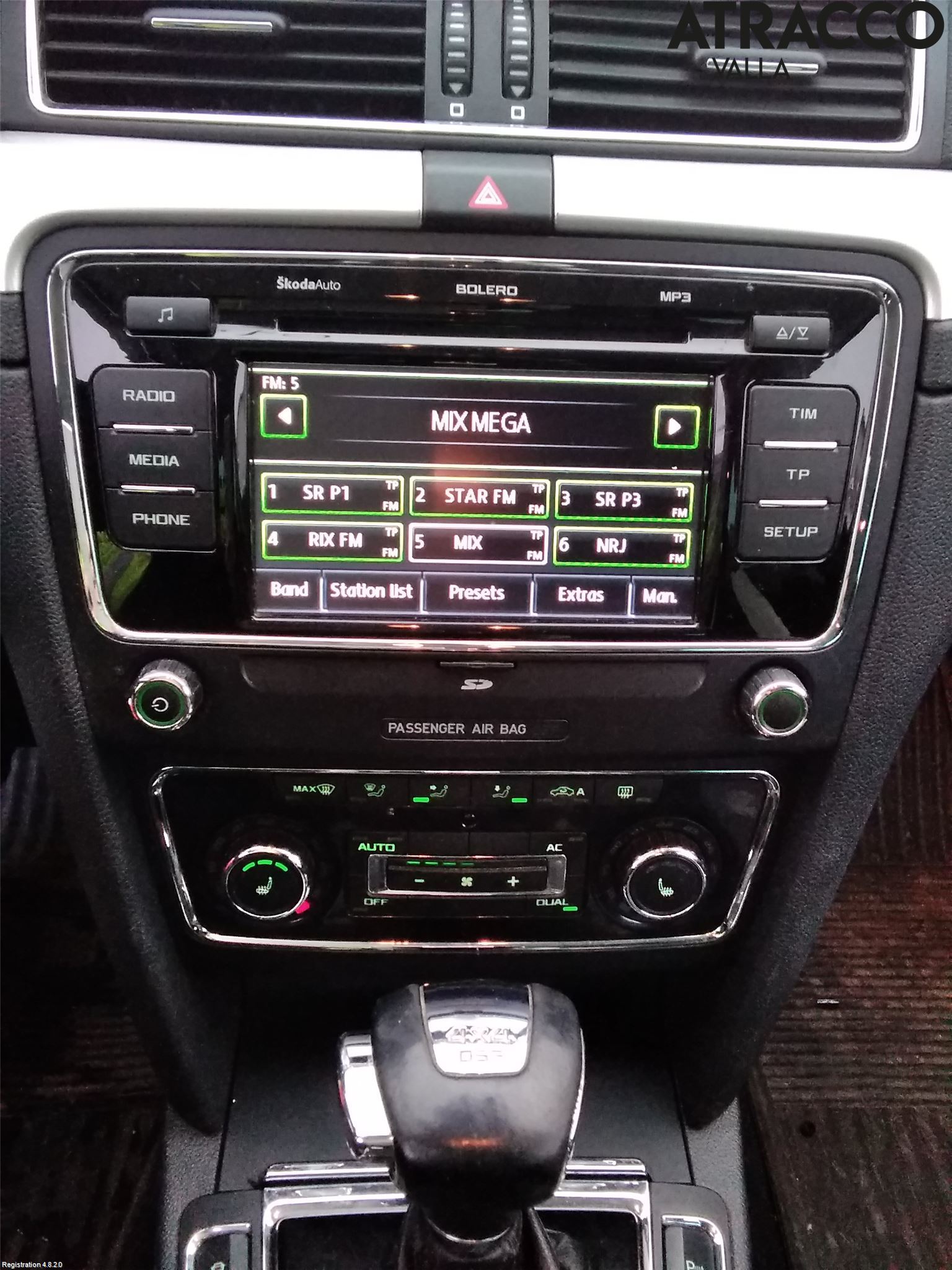Skoda SUPERB 09-15 Ac Styrenhet Ac Manöveren