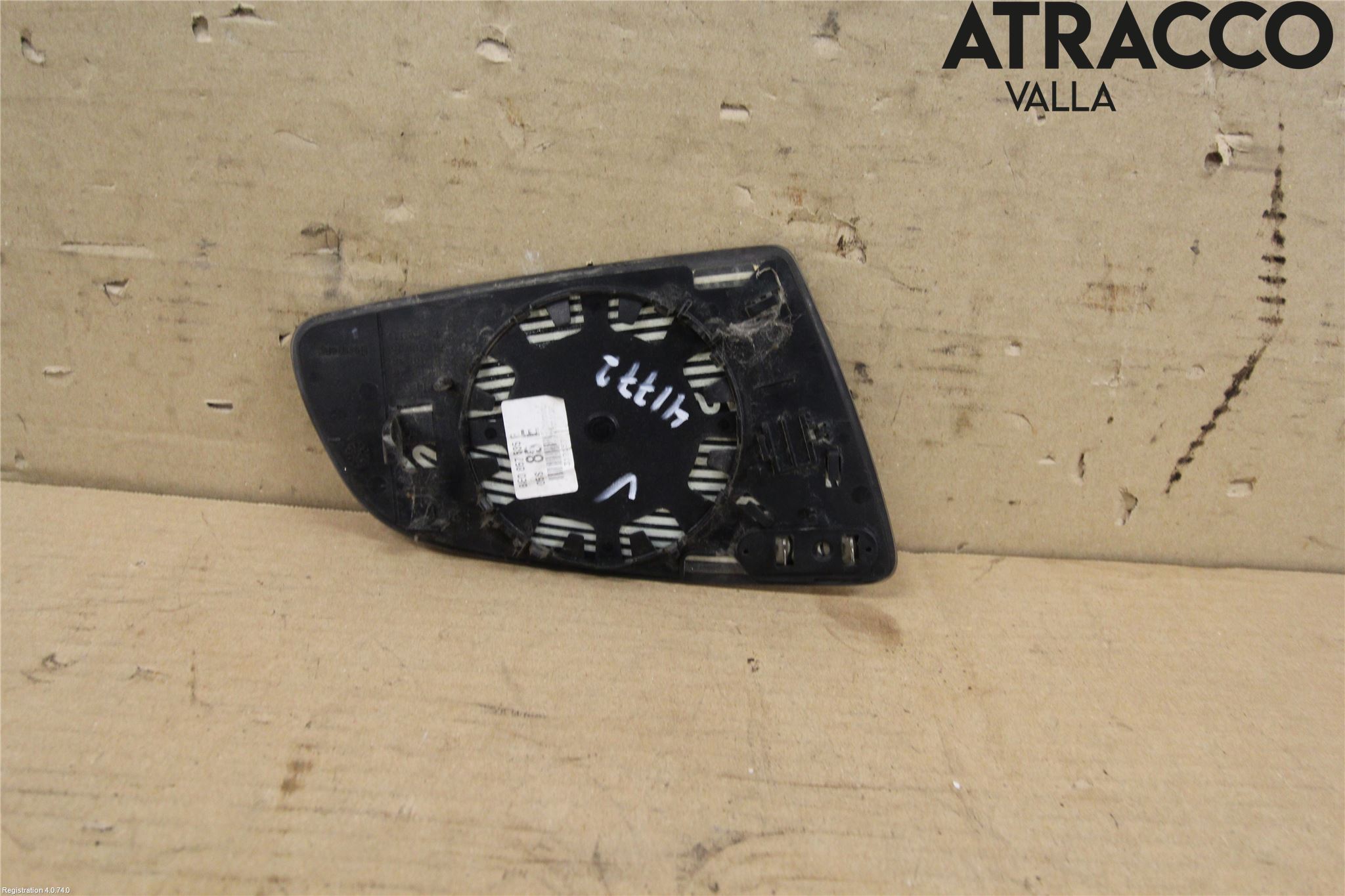Audi A4/S4 05-07 Spegelglas Vä