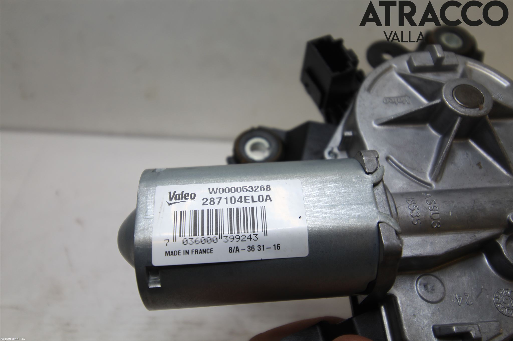 Nissan QASHQAI 14-17 Torkarmotor Baklucka