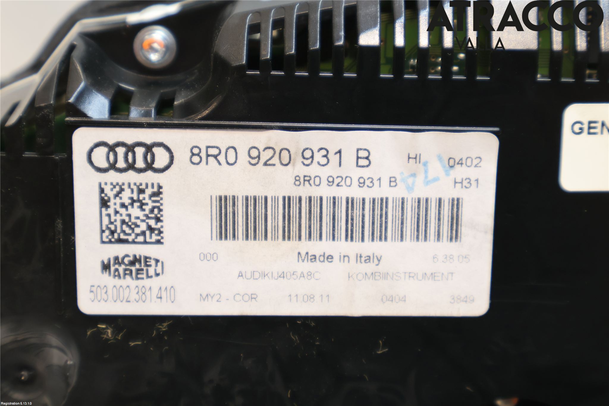 Audi Q5 09-16 Instrument Komb
