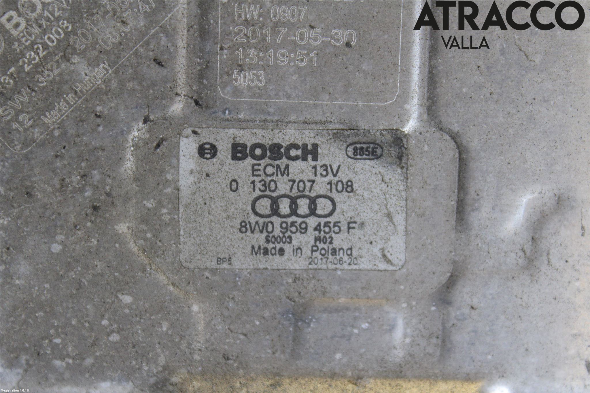 Audi A4/S4 B9 16-19 Kylfläkt El