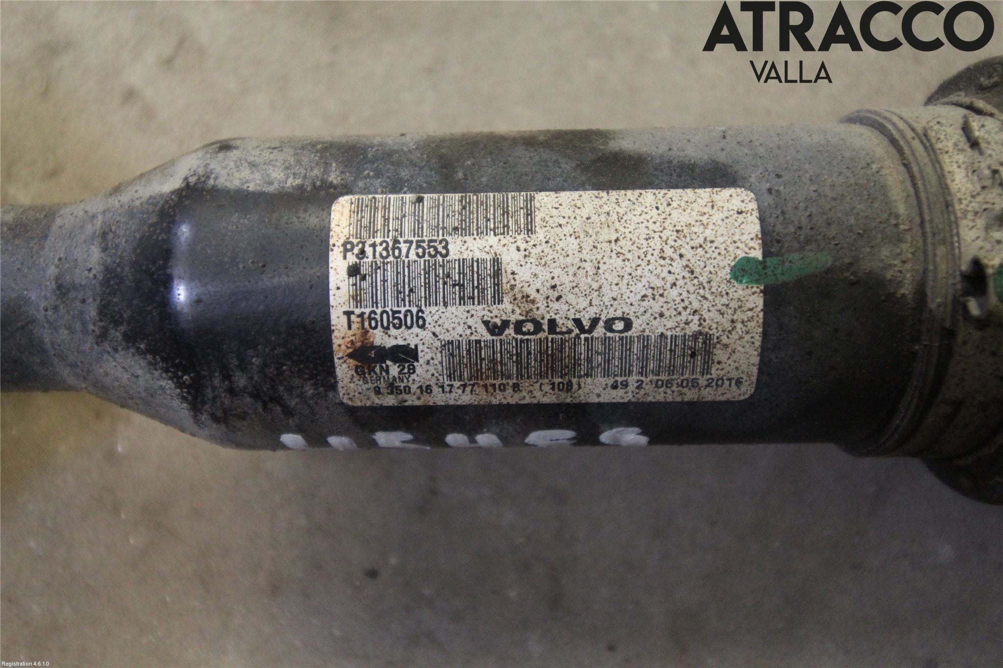 Volvo XC70 14-16 Drivaxel Fram Höger