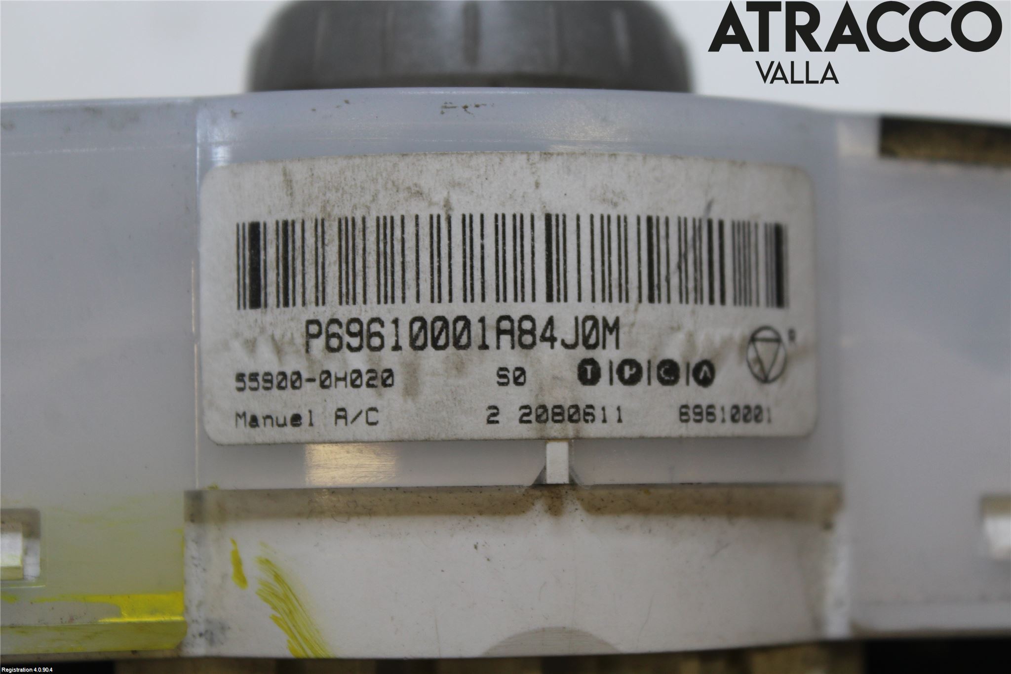 Toyota AYGO 06-14 Värmereglage