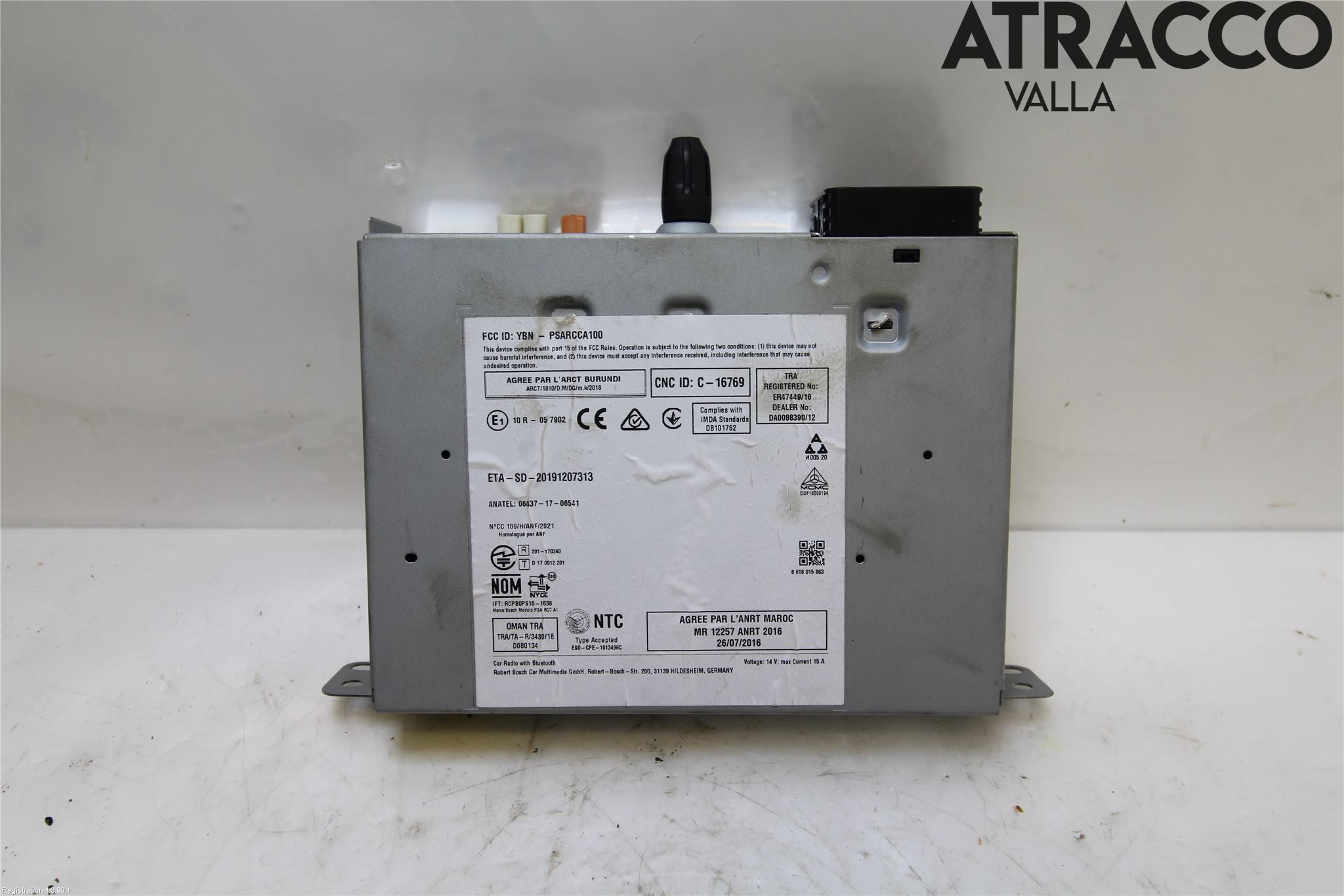 Citroen COTROEN C3 17-24 Styrenhet Multimedia