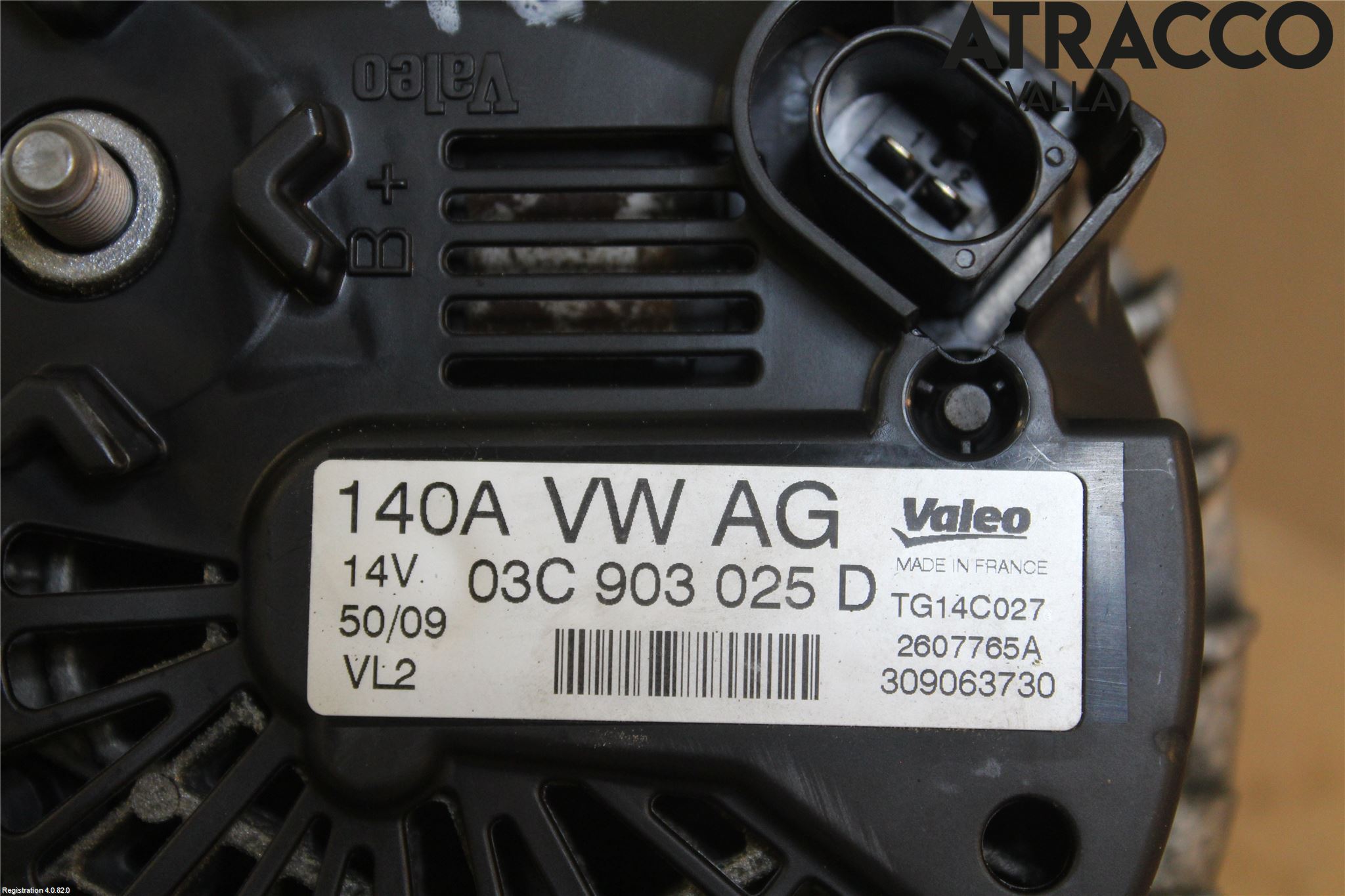 Volkswagen VW GOLF VI 09-13 Generator