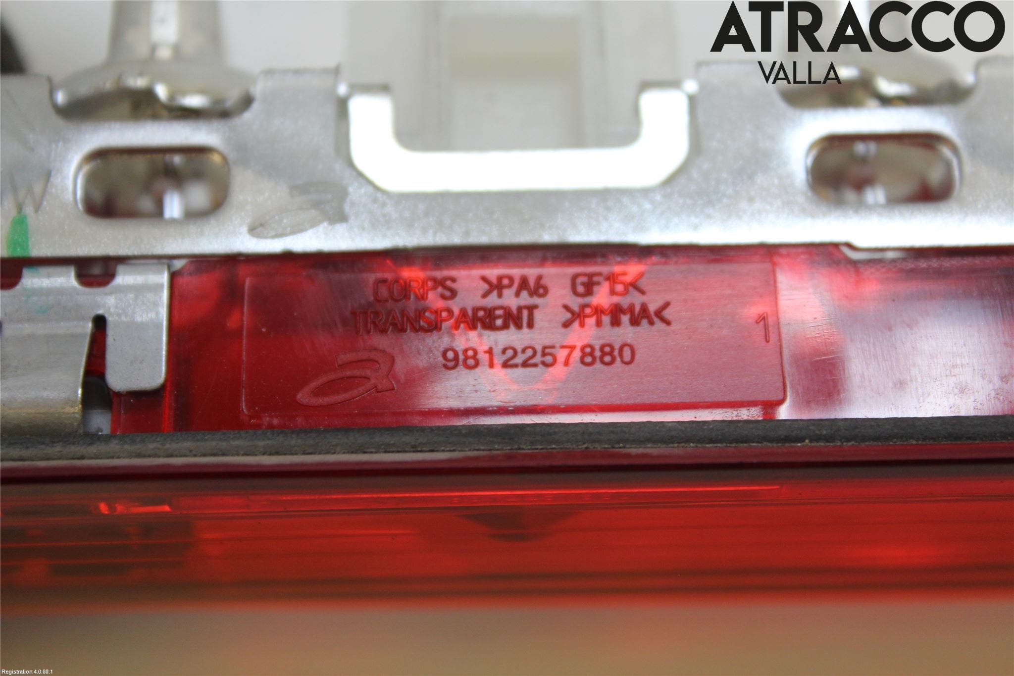 Citroen COTROEN C3 17-24 Bromsljus Bakruta