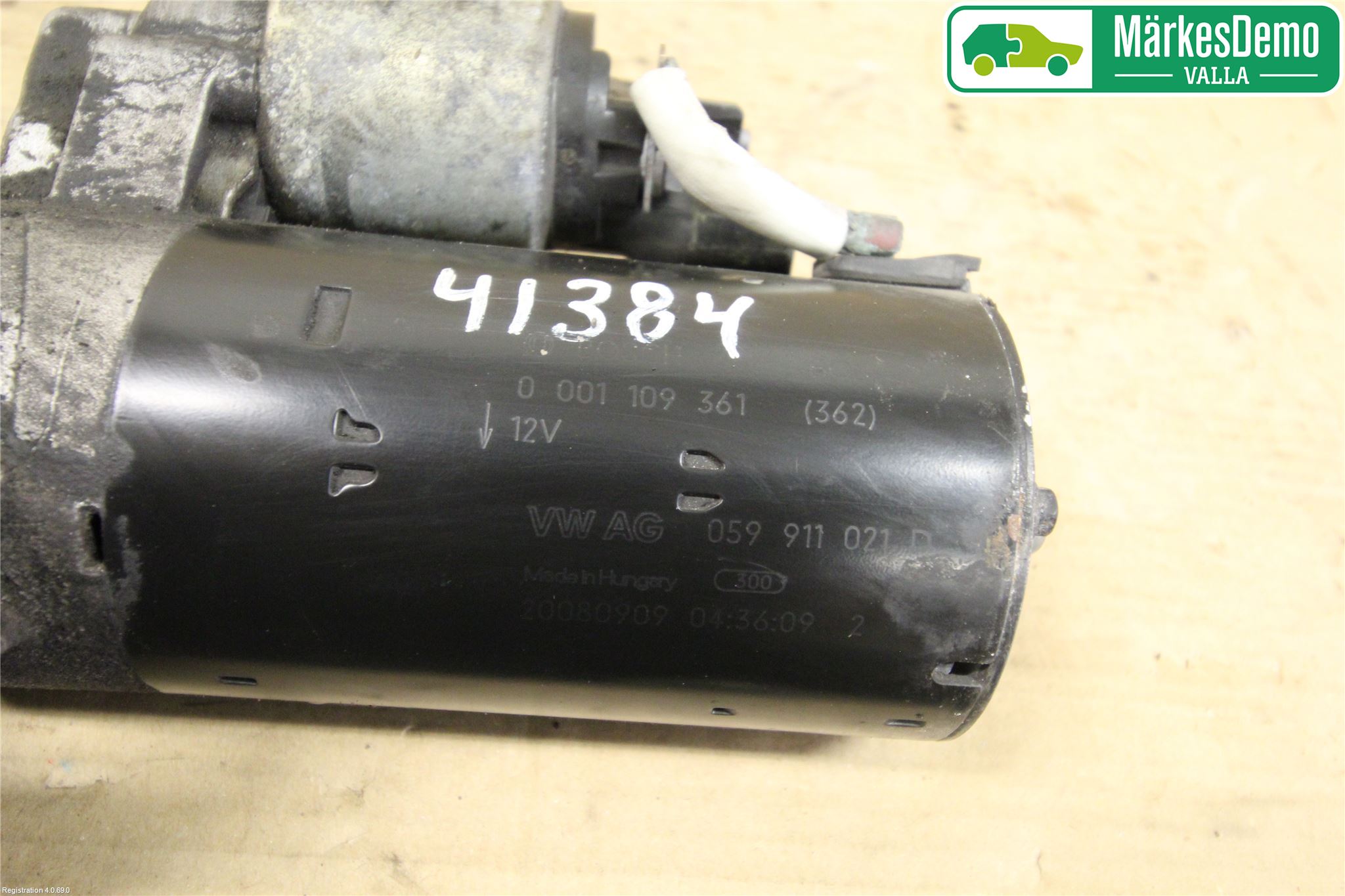 Audi A4/S4 08-11 Startmotor Diesel