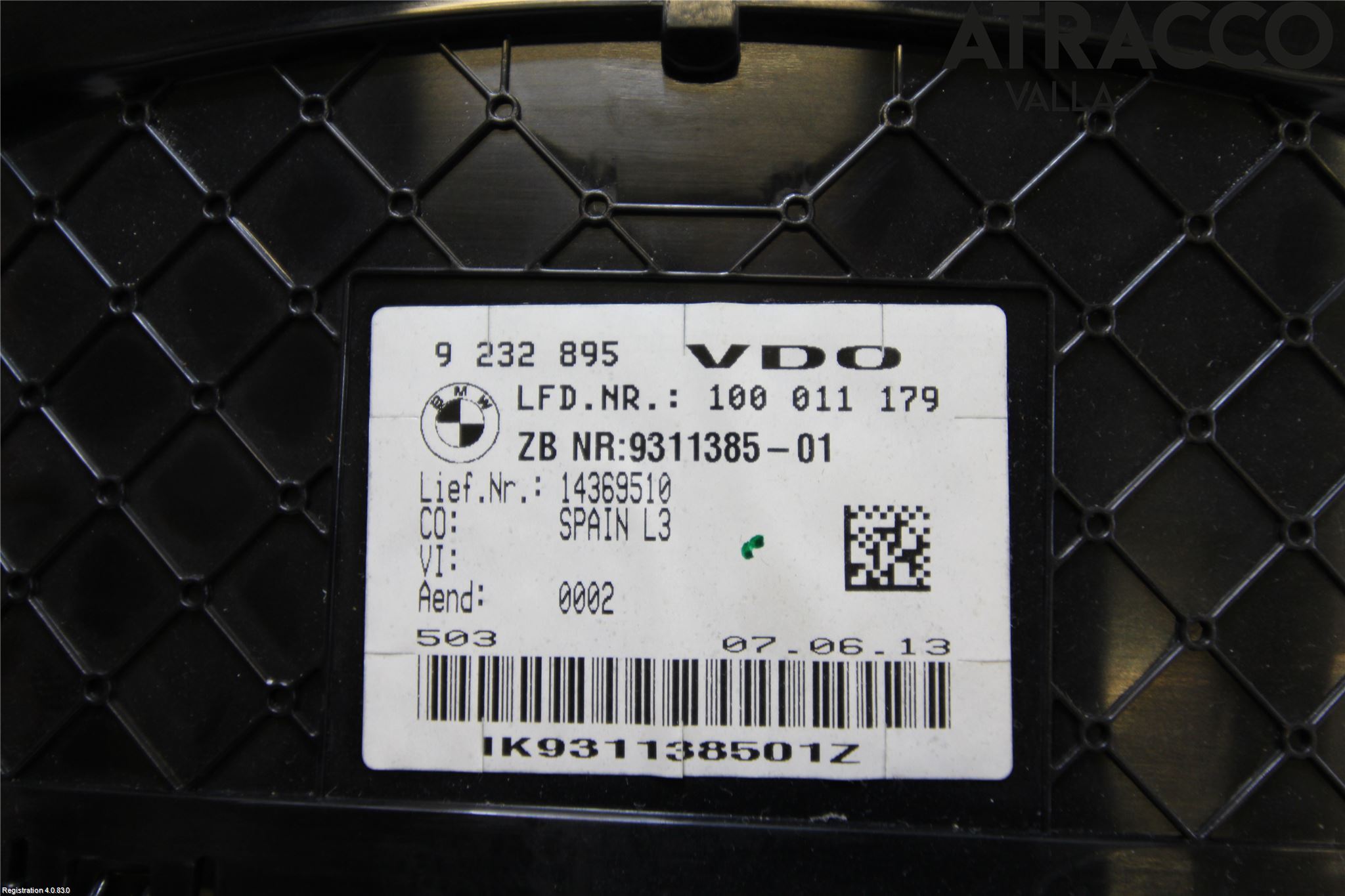BMW 3 F30/F31/F80 12-19 Instrument Komb
