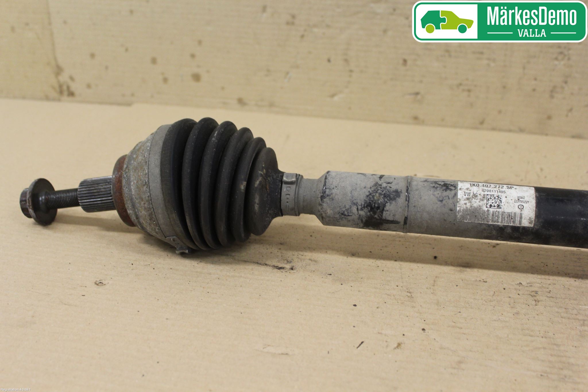 Volkswagen VW GOLF / E-GOLF VII 13-20 Drivaxel Fram Höger
