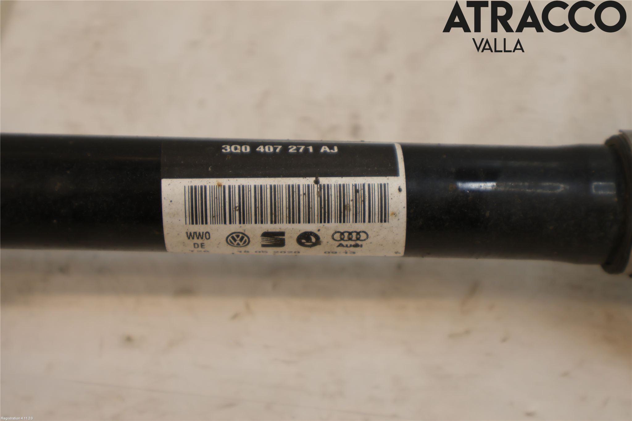 Volkswagen VW PASSAT 15-19 Drivaxel Fram Vänster