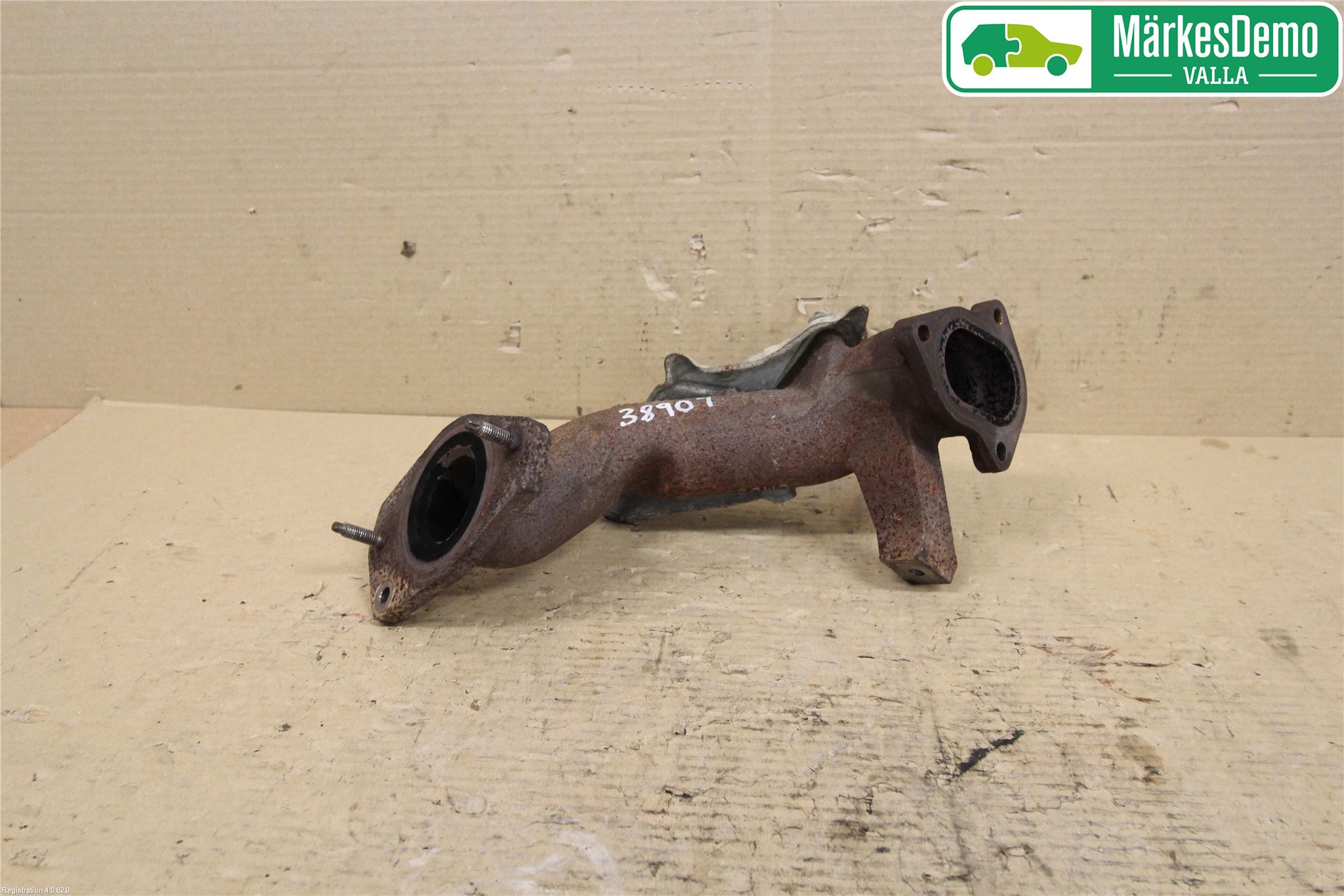 Dacia DUSTER 10-17 Avgas Främre Rör