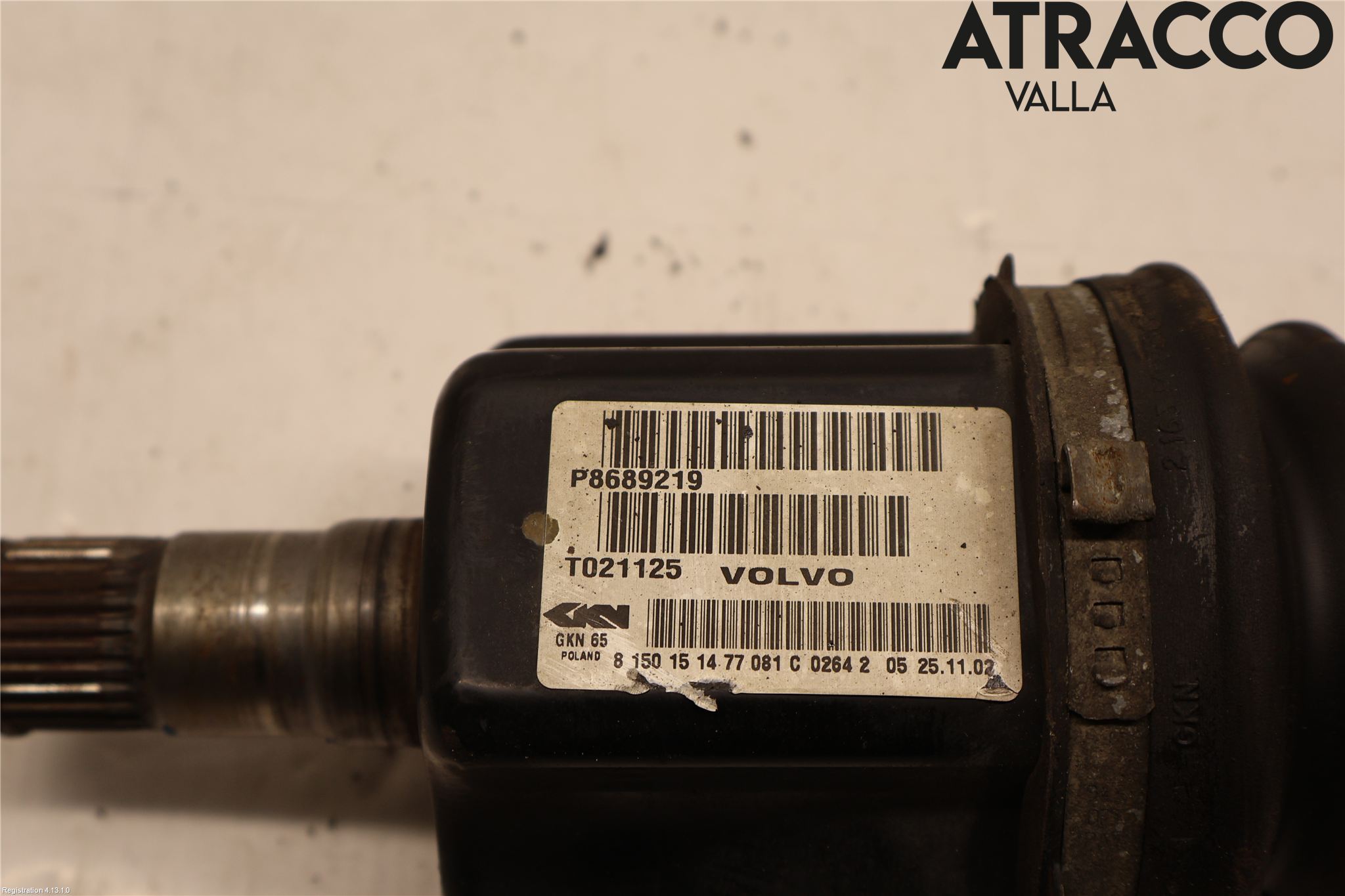 Volvo XC70 01-04 Drivaxel Fram Vänster