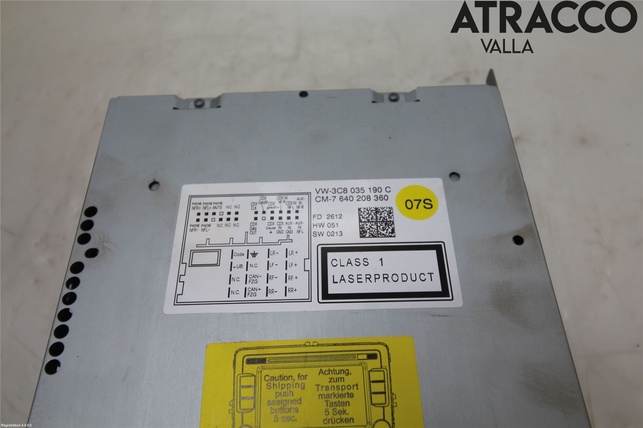 Volkswagen VW PASSAT 11-14 Cd Radio - Multimediapanel
