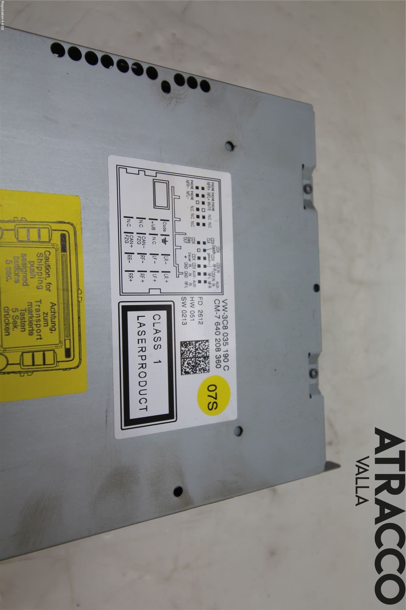 Volkswagen VW PASSAT 11-14 Cd Radio - Multimediapanel