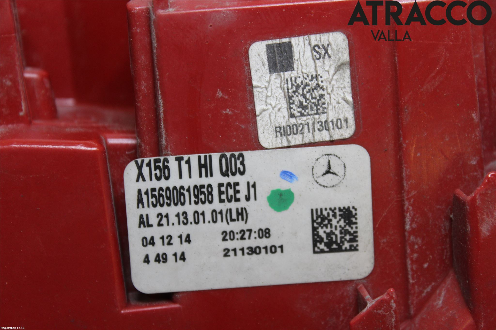 Mercedes-Benz MB GLA-KLASS (X156) 13-20 Bakljus Vänster