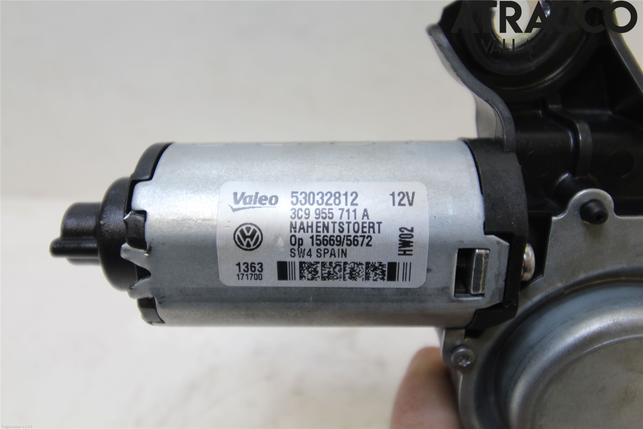Volkswagen VW PASSAT 11-14 Torkarmotor Baklucka