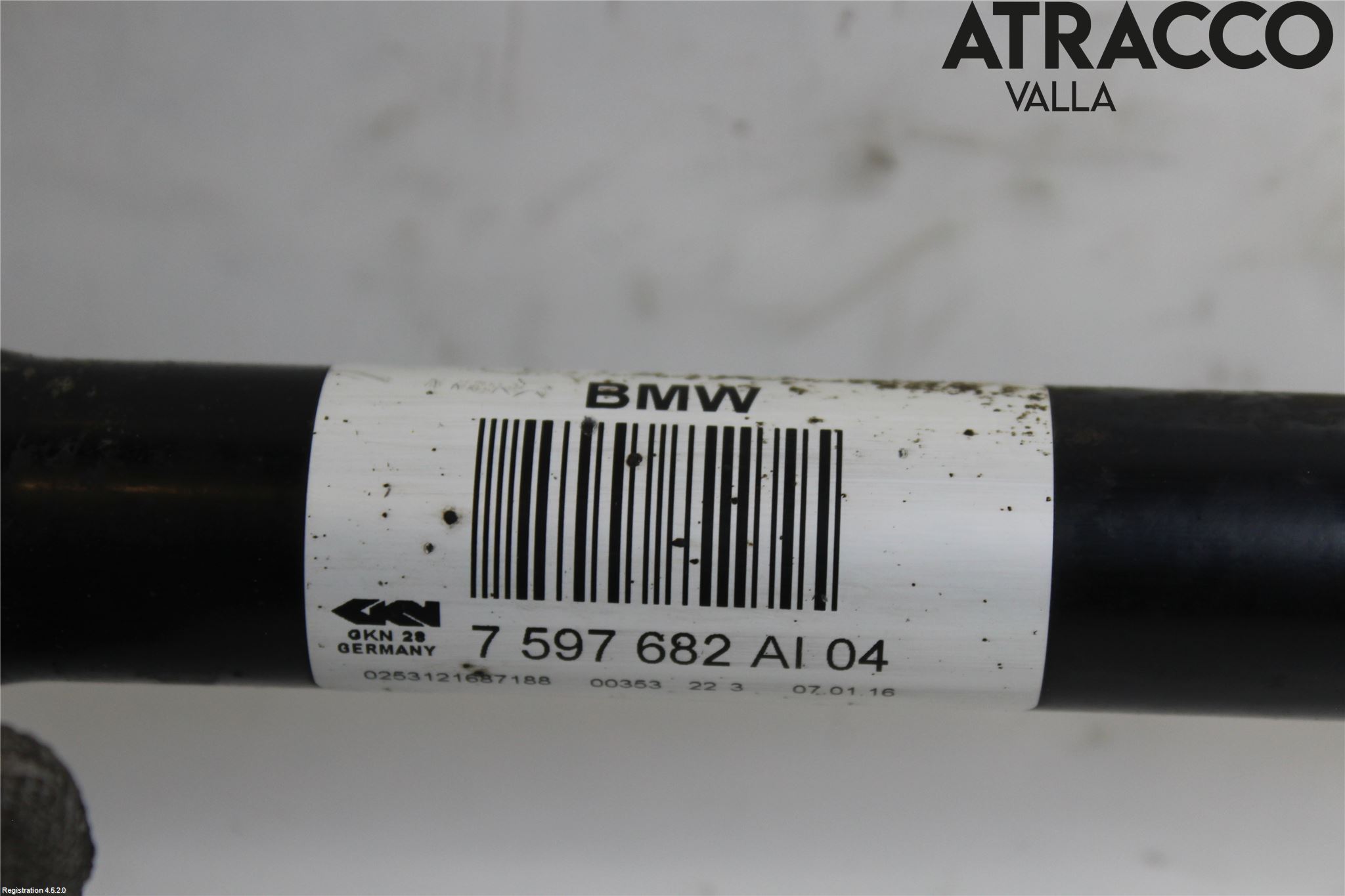 BMW 3 F30/F31/F80 12-19 Drivaxel Bak Höger