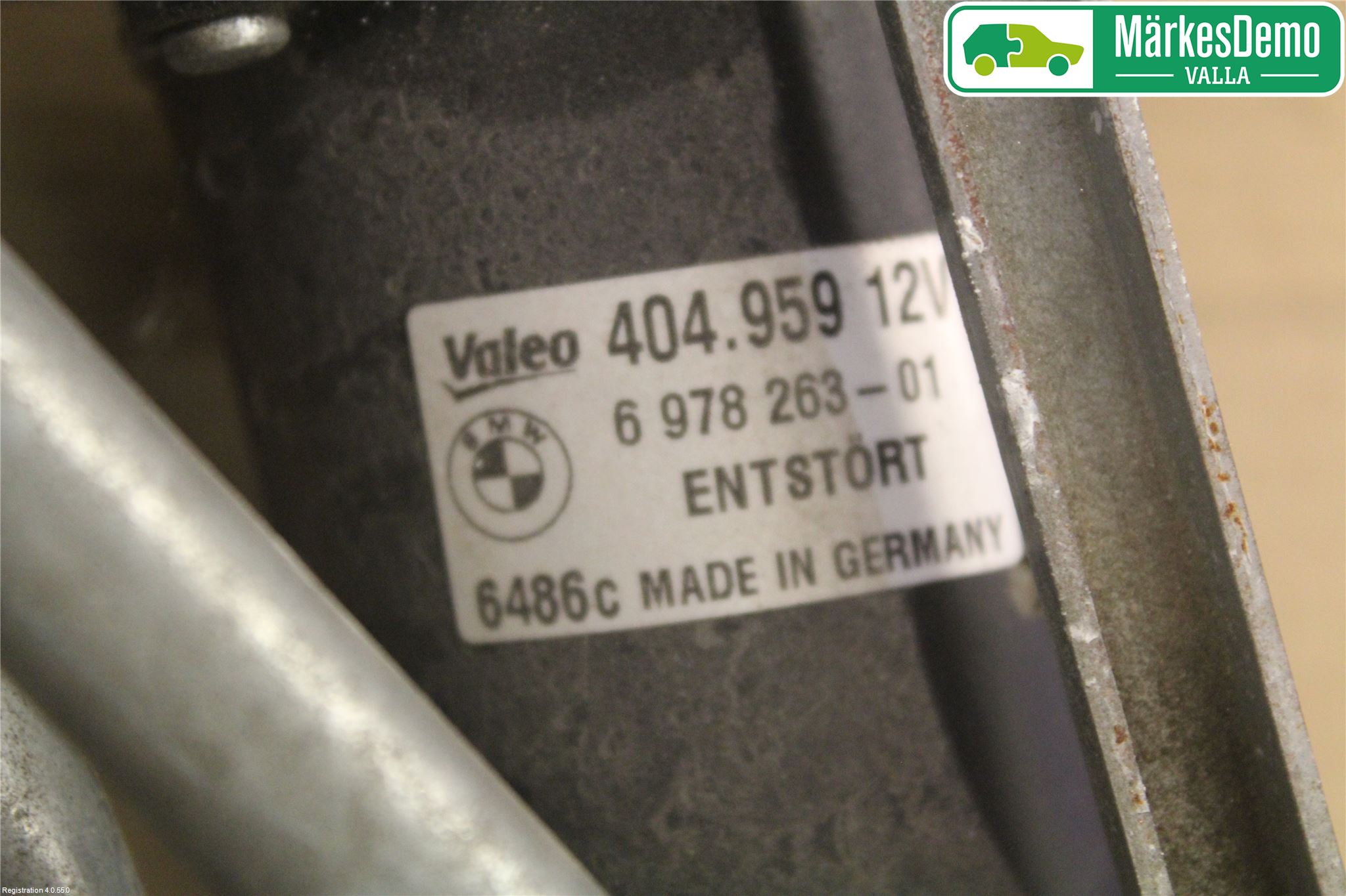 BMW 3 E90/91 SED/TOU 05-12 Torkarmekanism Vindruta