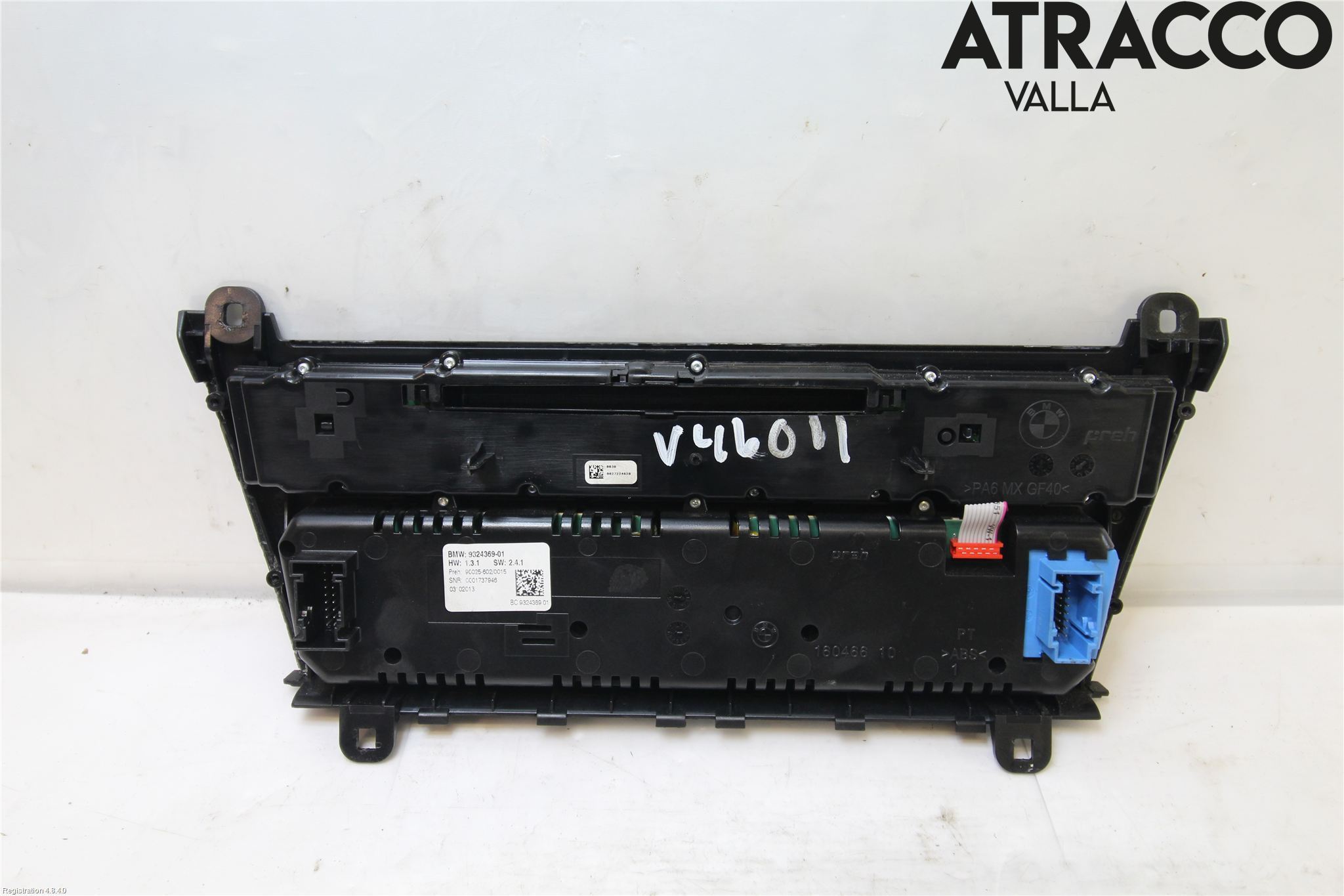 BMW 5 F10/F11/F18 09-17 Ac Styrenhet Ac Manöveren