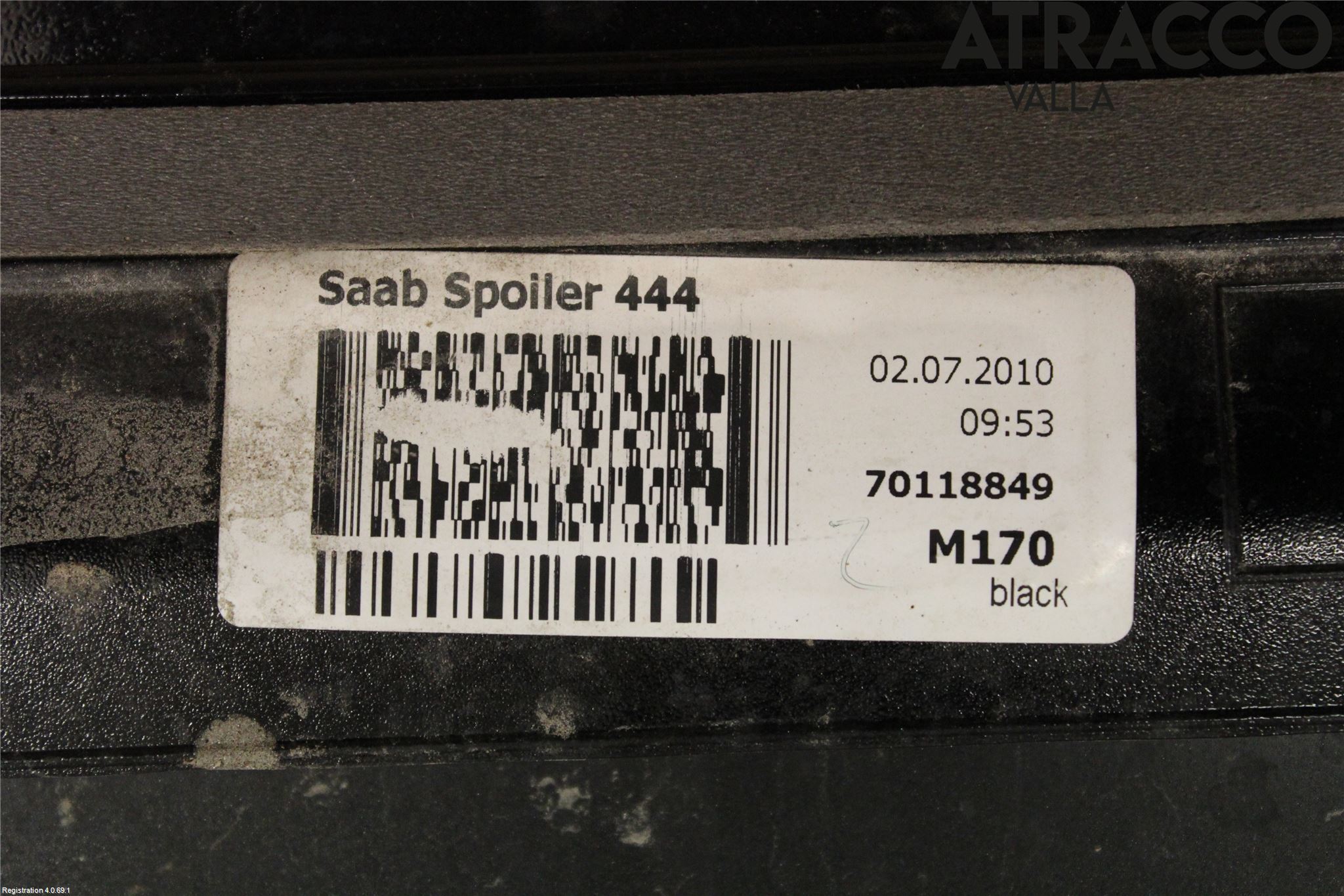 Saab 9-3 VER2/VER3 08-15 Spoiler Baklucka