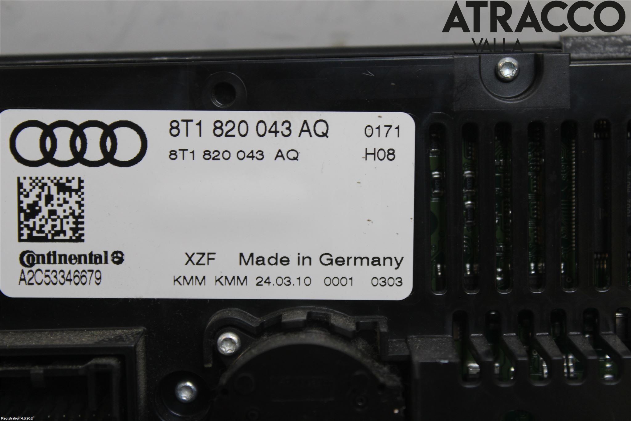 Audi A4/S4 08-11 Ac Styrenhet Ac Manöveren