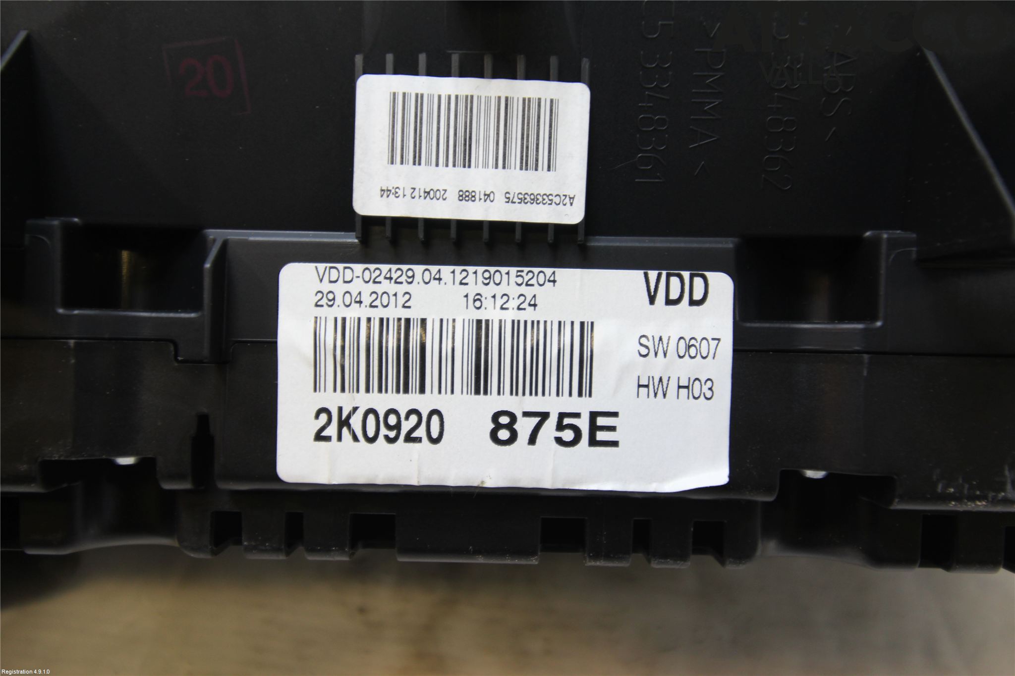 Volkswagen VW CADDY 11-15 Instrument Komb