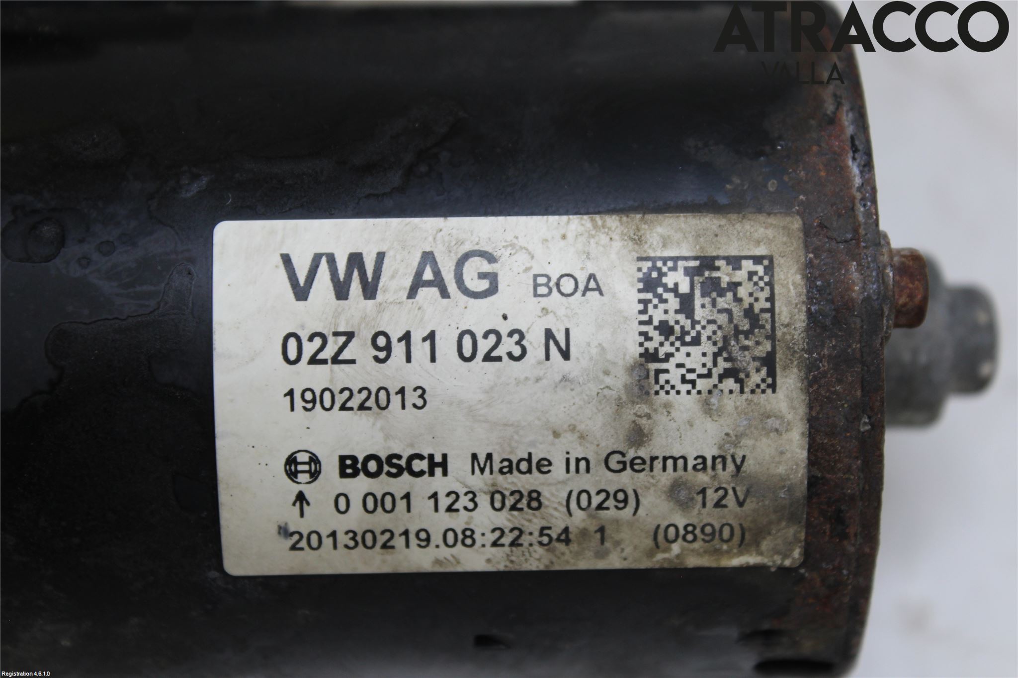 Volkswagen VW CADDY 11-15 Startmotor Diesel