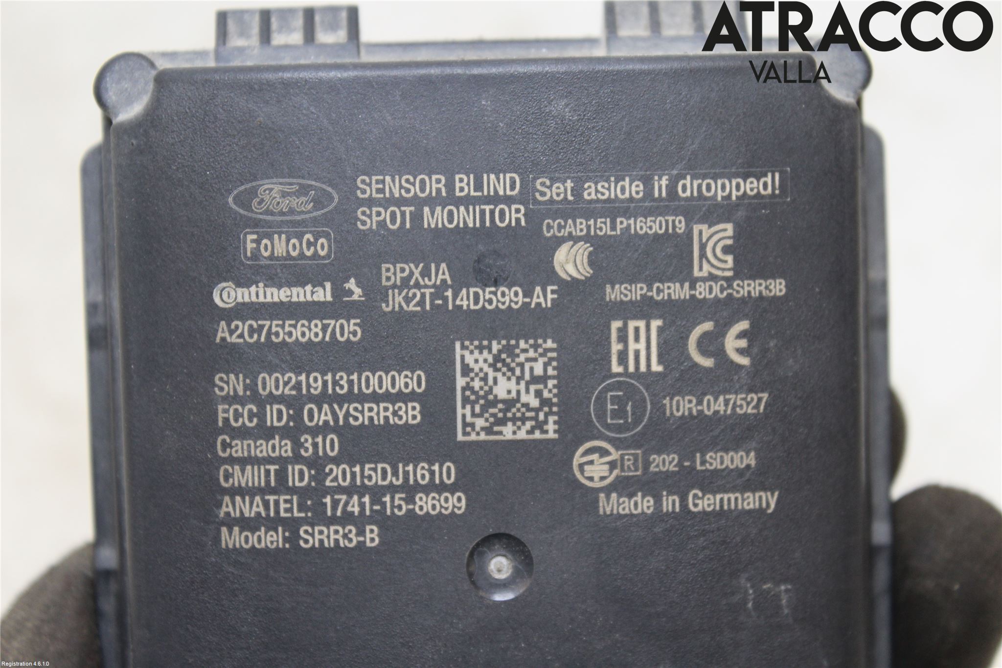 Ford TRANSIT SKÅP/BUSS 14-22 Sensor Aktivt Kollisionsskydd