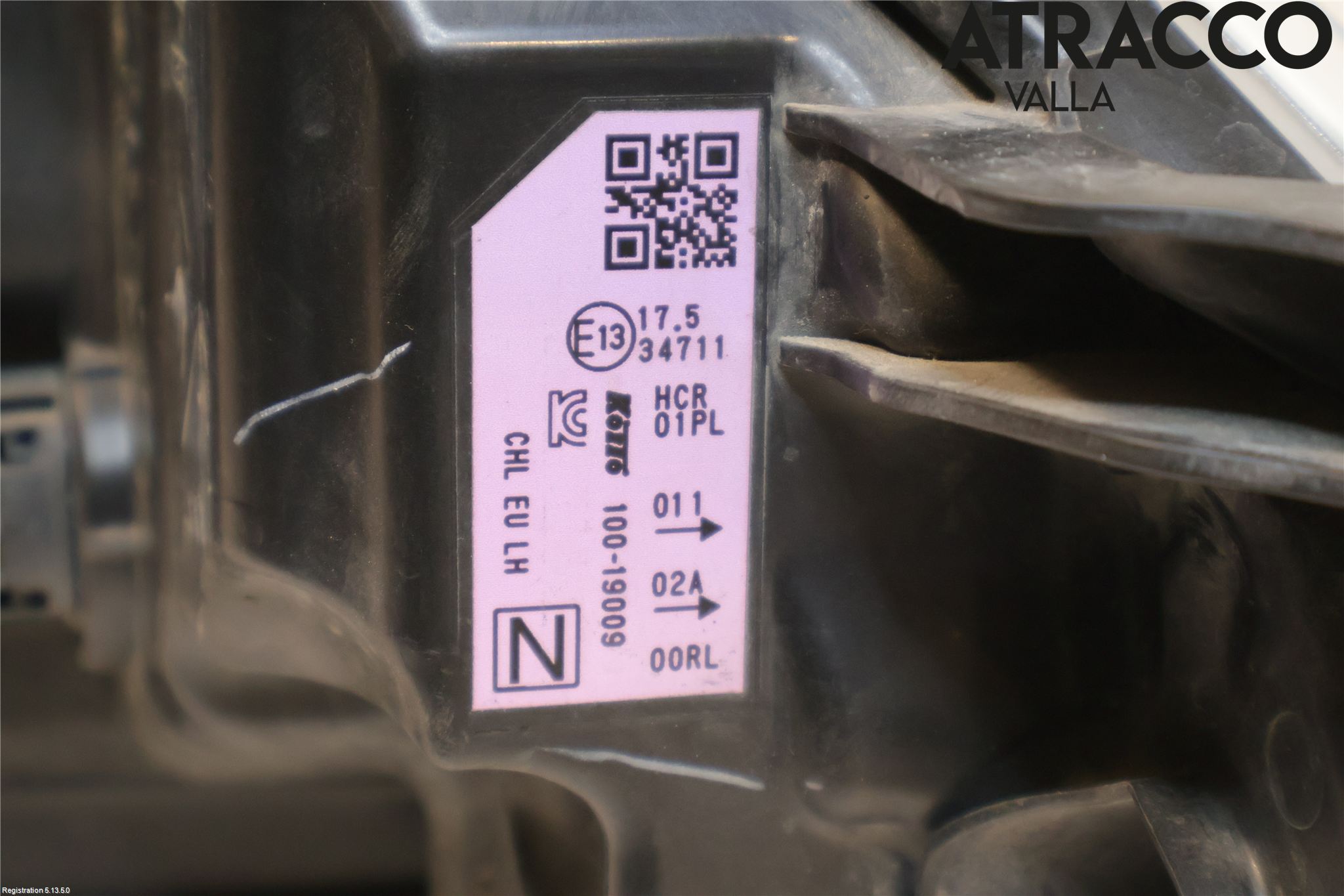 Nissan QASHQAI 17-21 Strålkastare Vänster