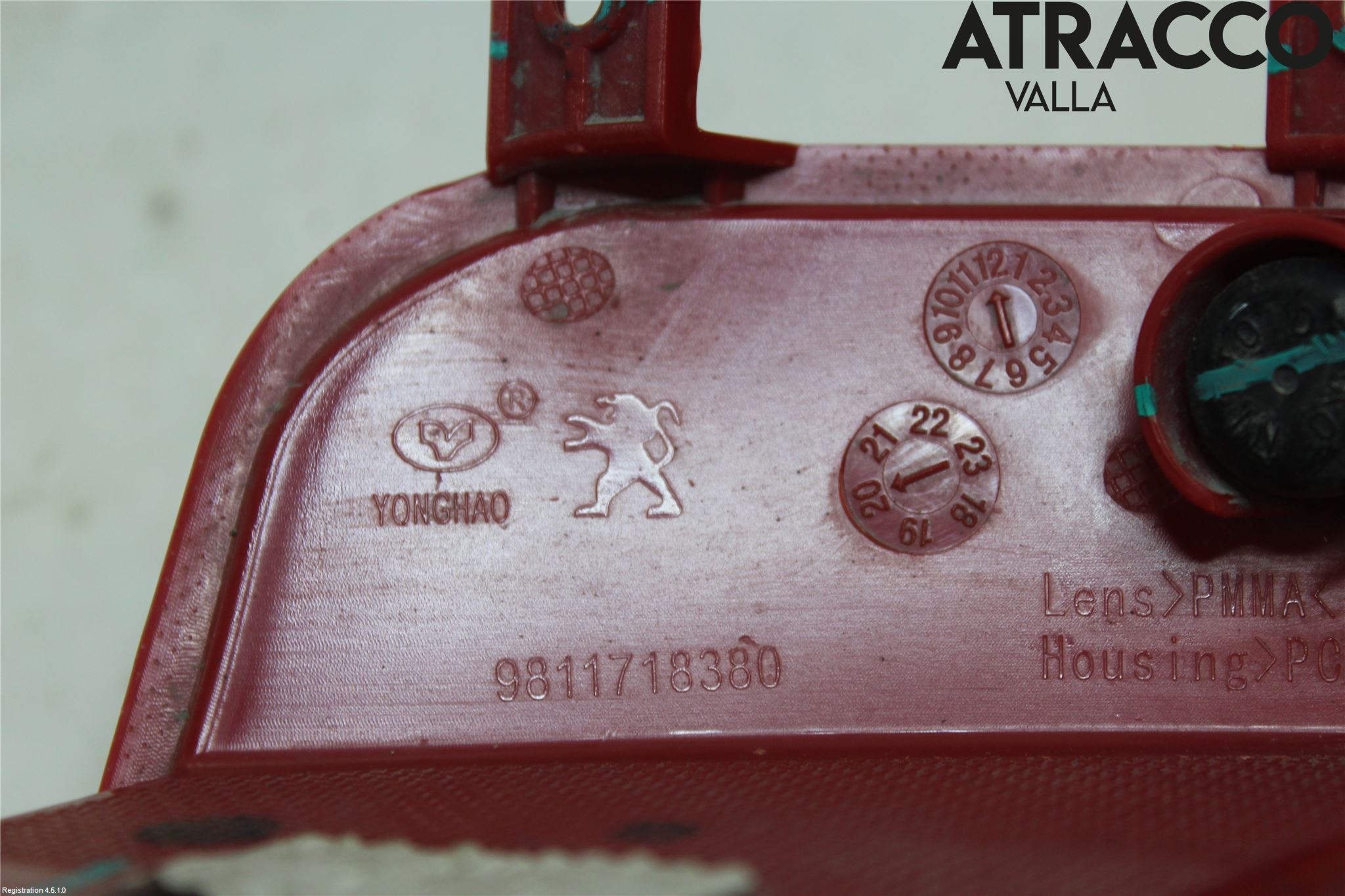 Peugeot 3008 17-24 Dimljus/Reflex Bak