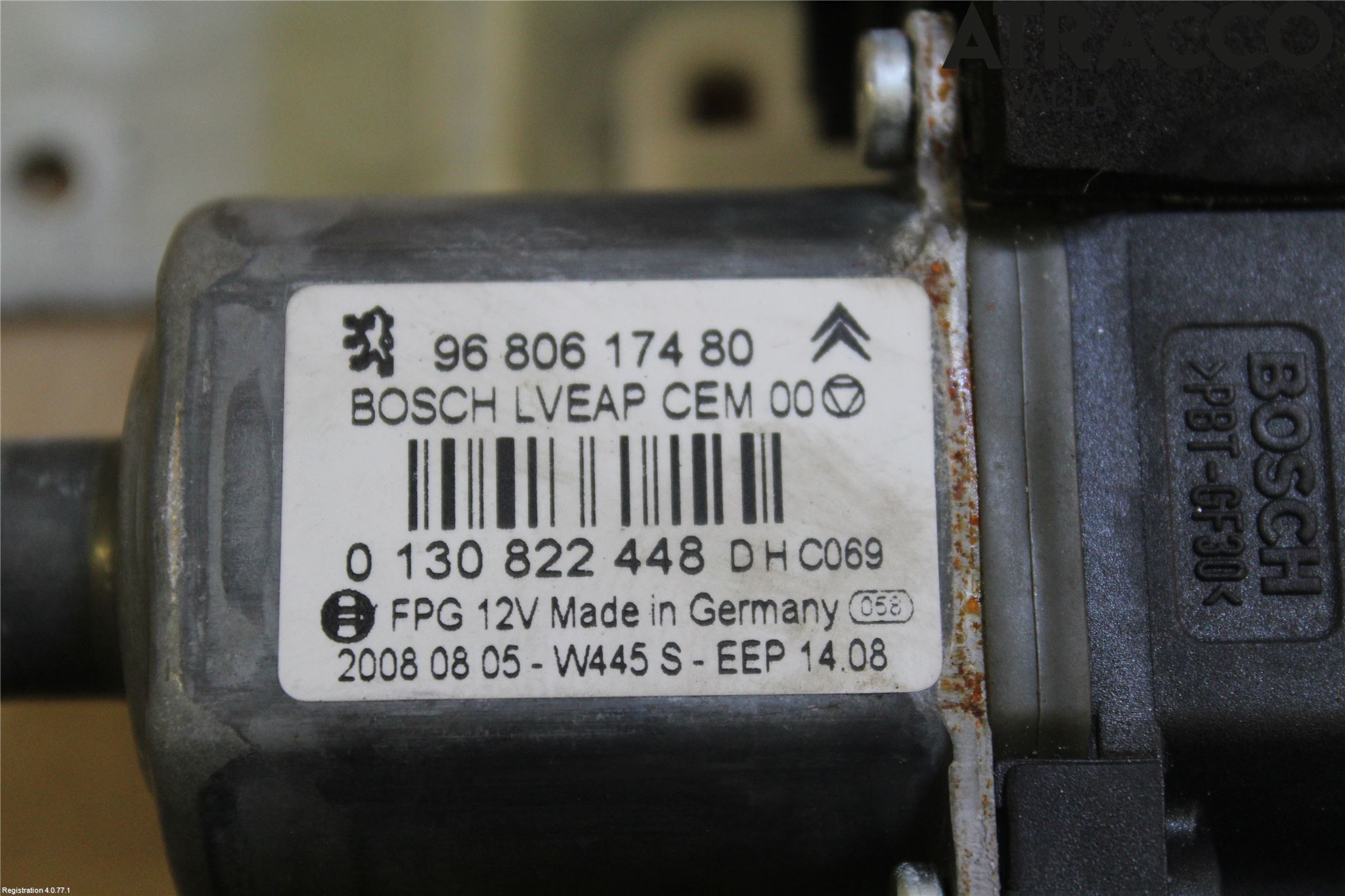 Peugeot 308 08-13 Fönsterhiss El Kompl