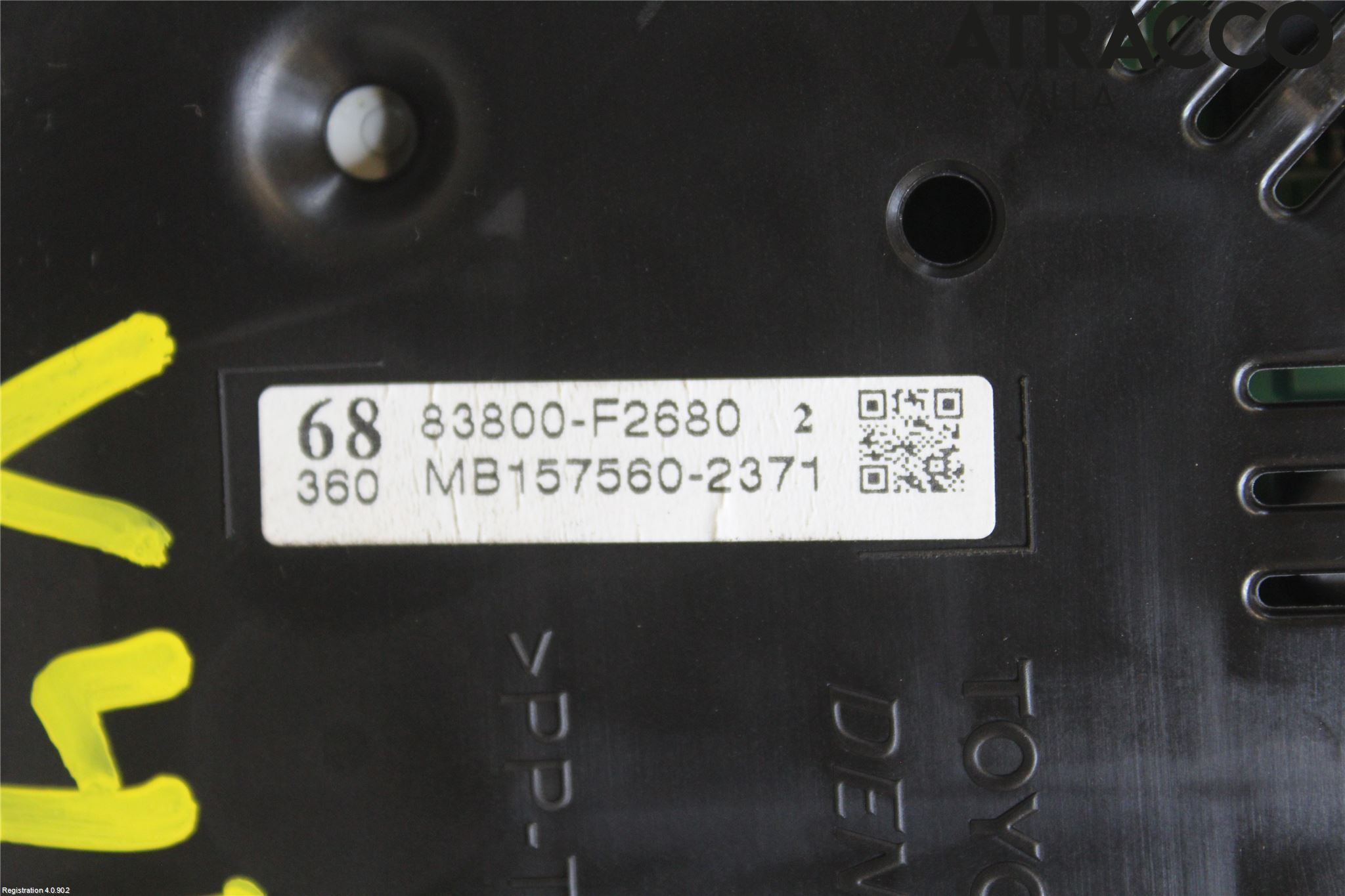 Toyota AURIS 13-19 Instrument Komb