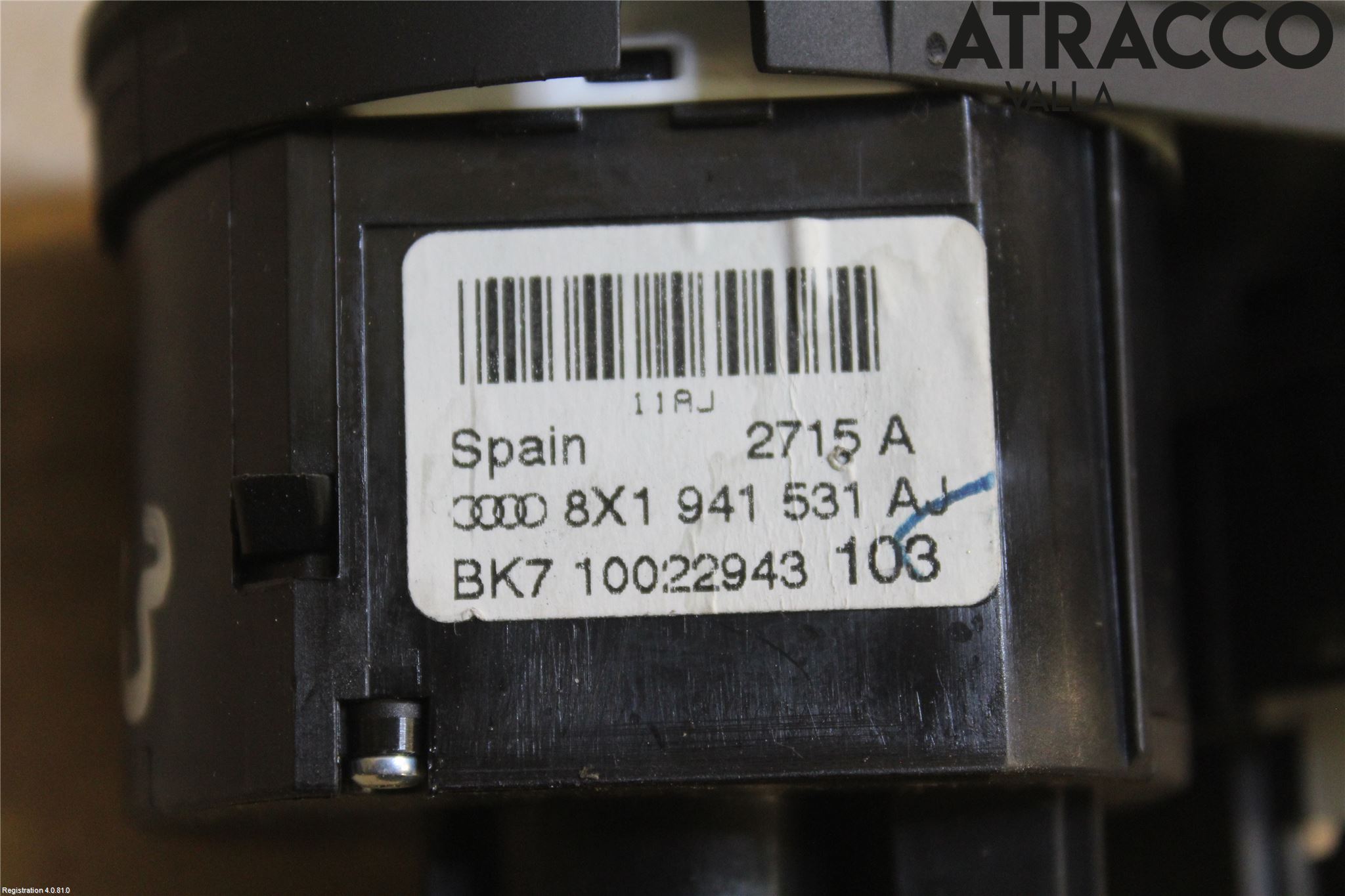 Audi A1/S1 11-18 Strömställare Ljus