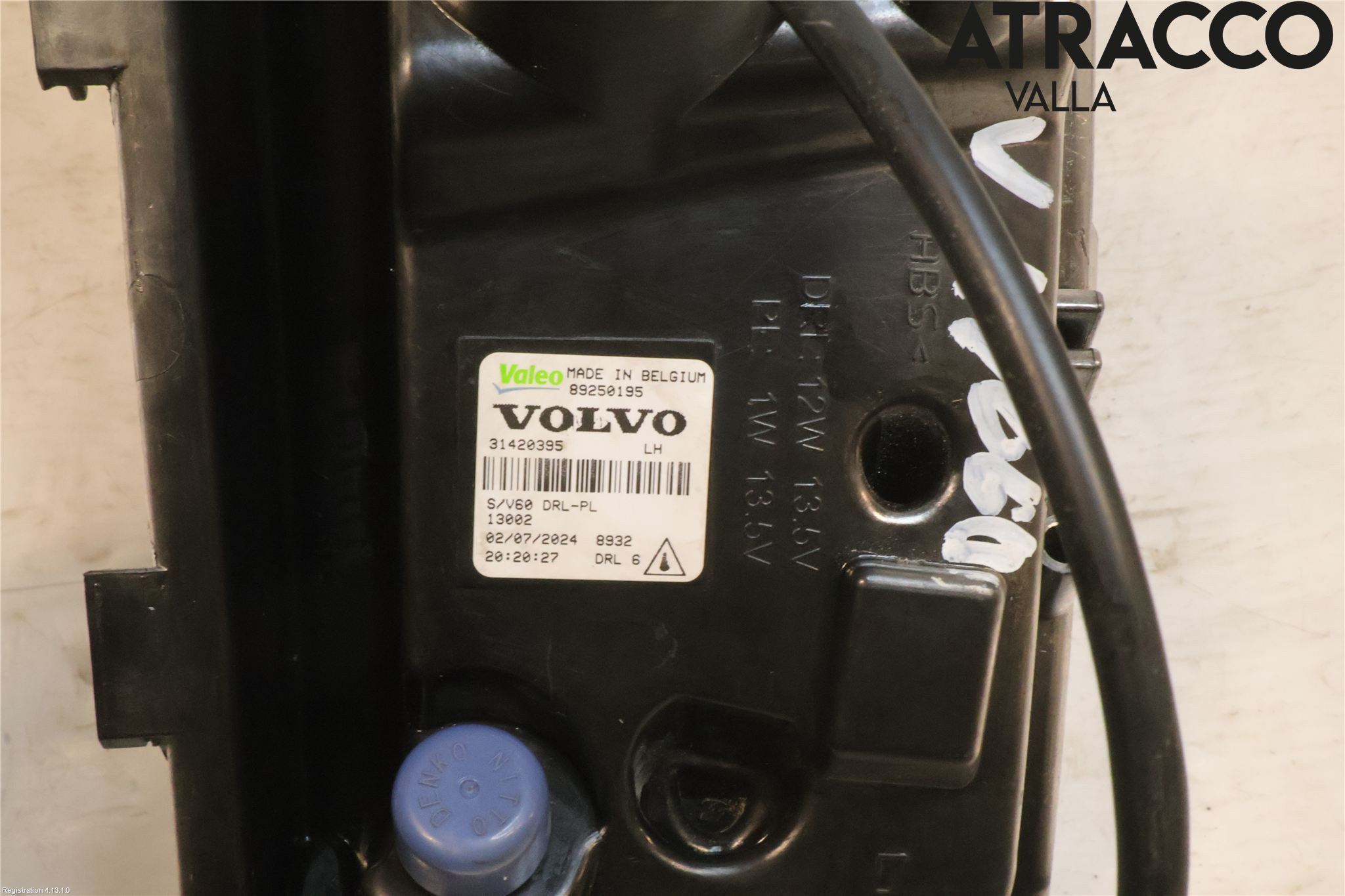 Volvo V60 14-18 Dimljus-Varselljus Fram
