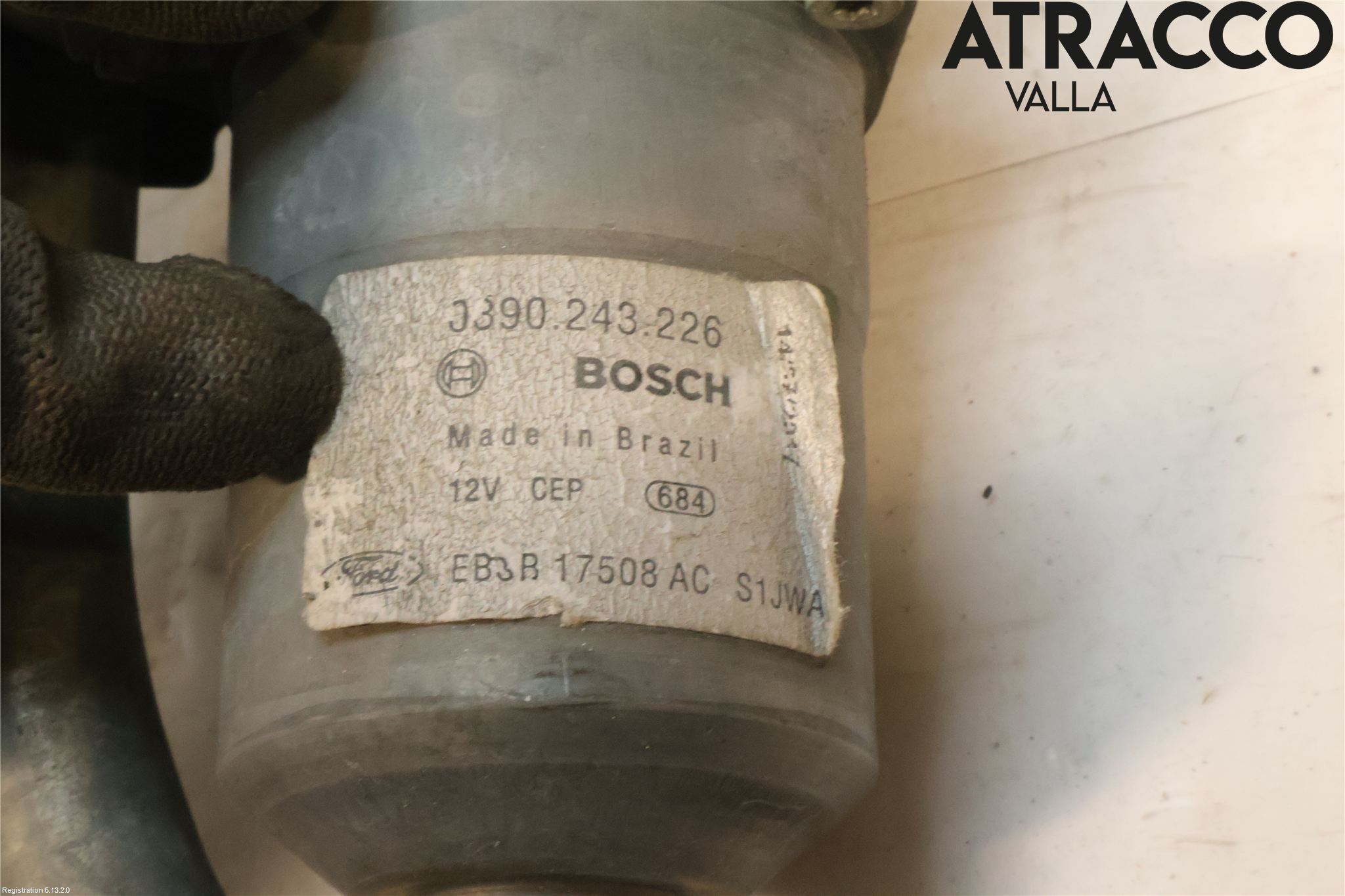 Ford RANGER EU 12-23 Torkarmotor Vindruta