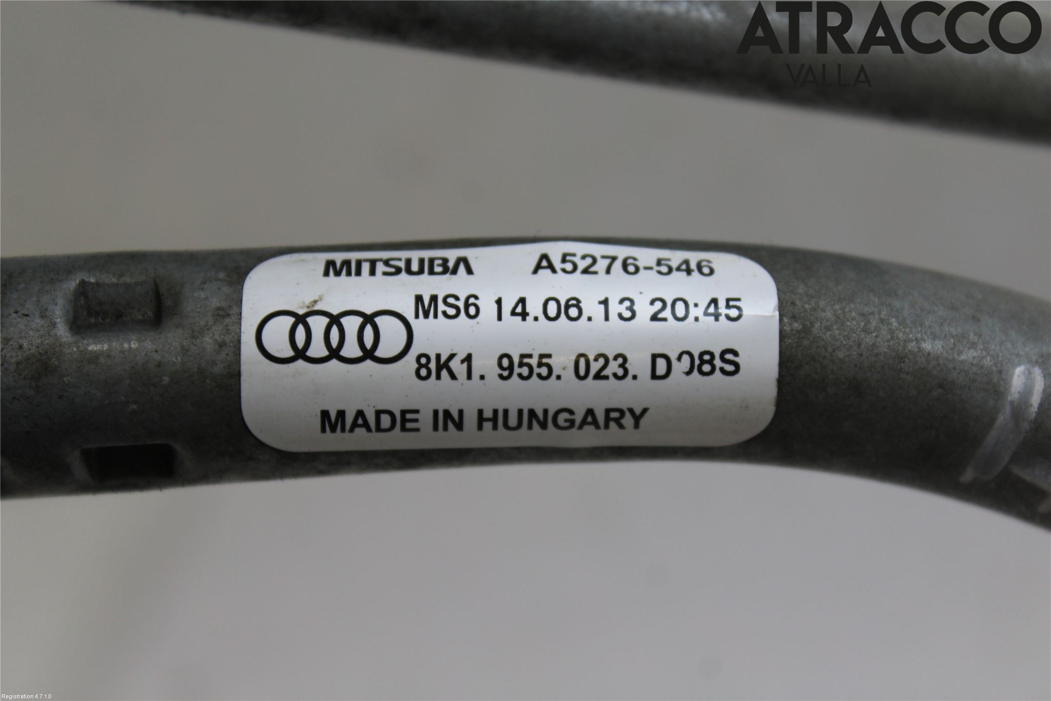 Audi A4 12-15 Torkarmekanism Vindruta