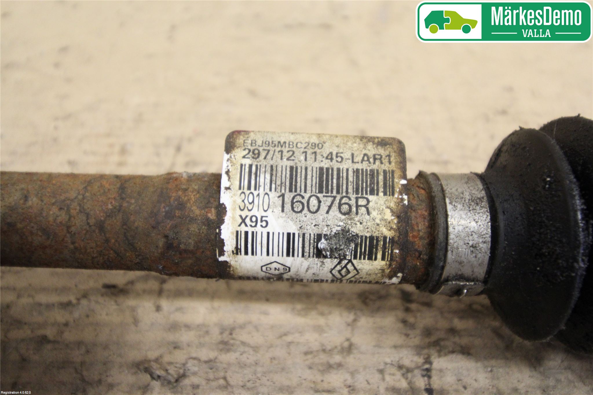 Renault MEGANE III 09-15 Drivaxel Fram Vänster