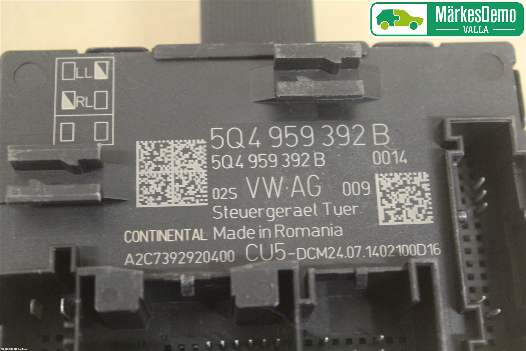 Skoda SUPERB 09-15 Styrenhet Dörr