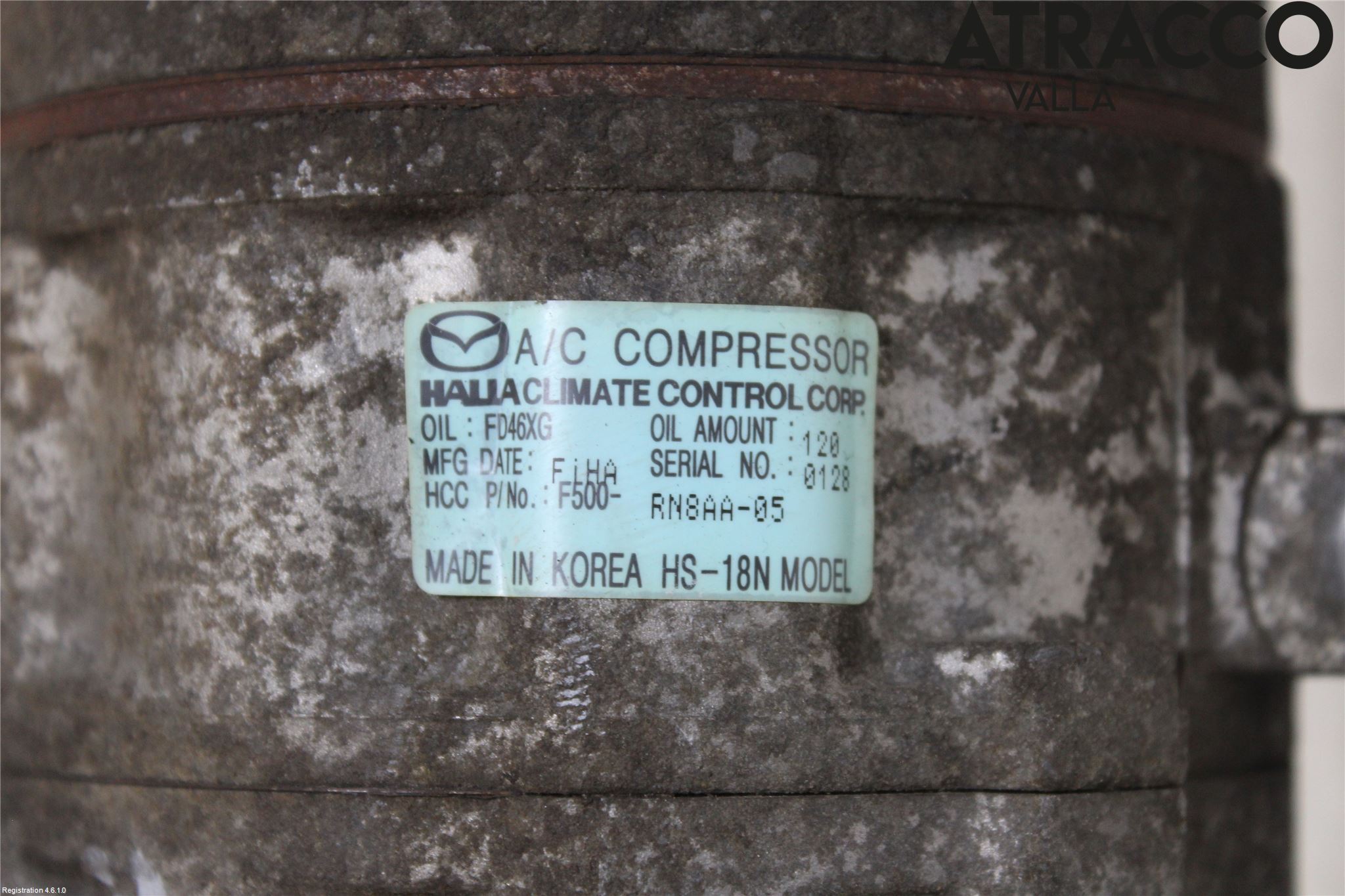 Mazda 5 10-18 Ac Kompressor