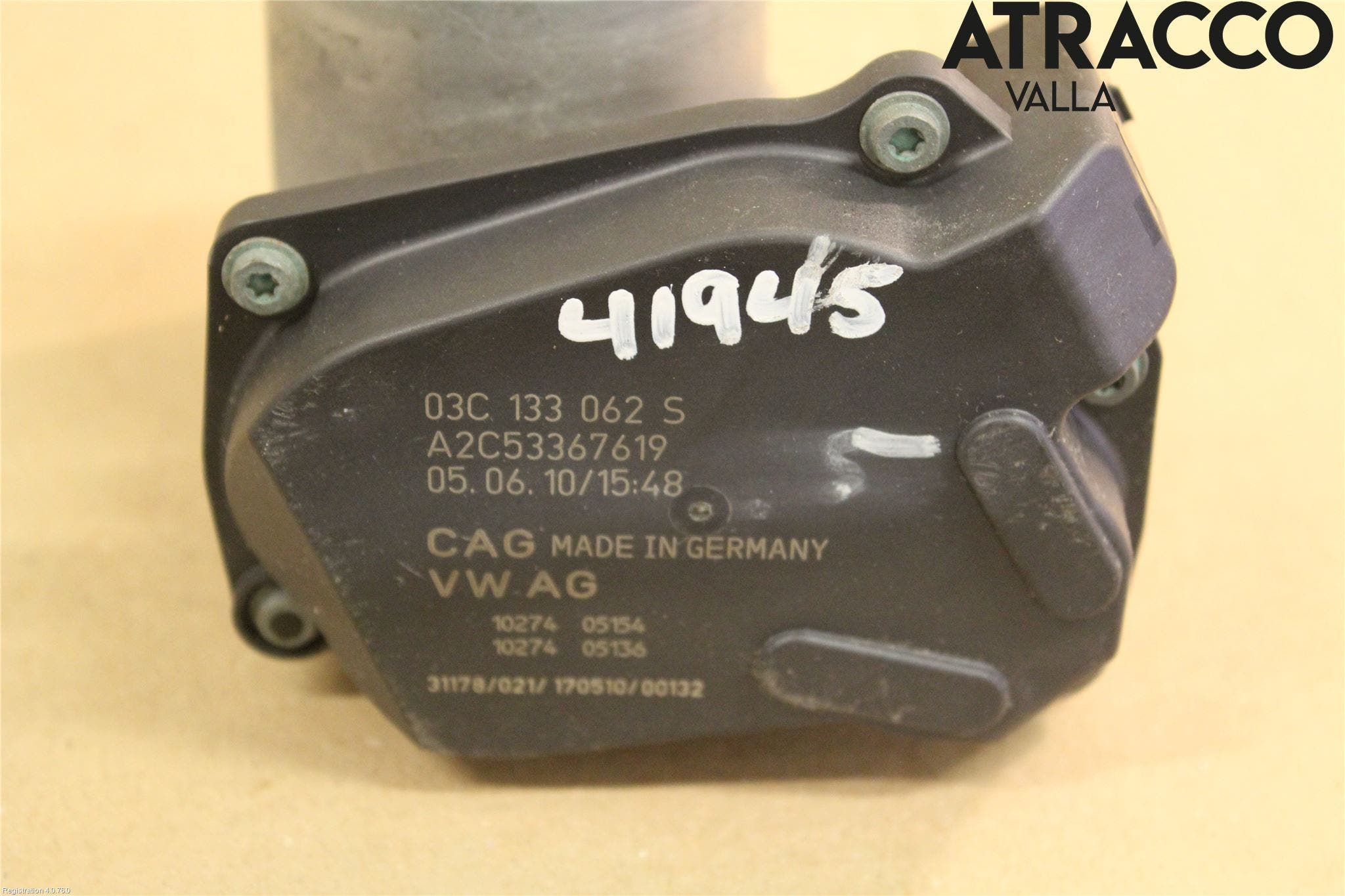 Volkswagen VW GOLF VI 09-13 Injspjällhus