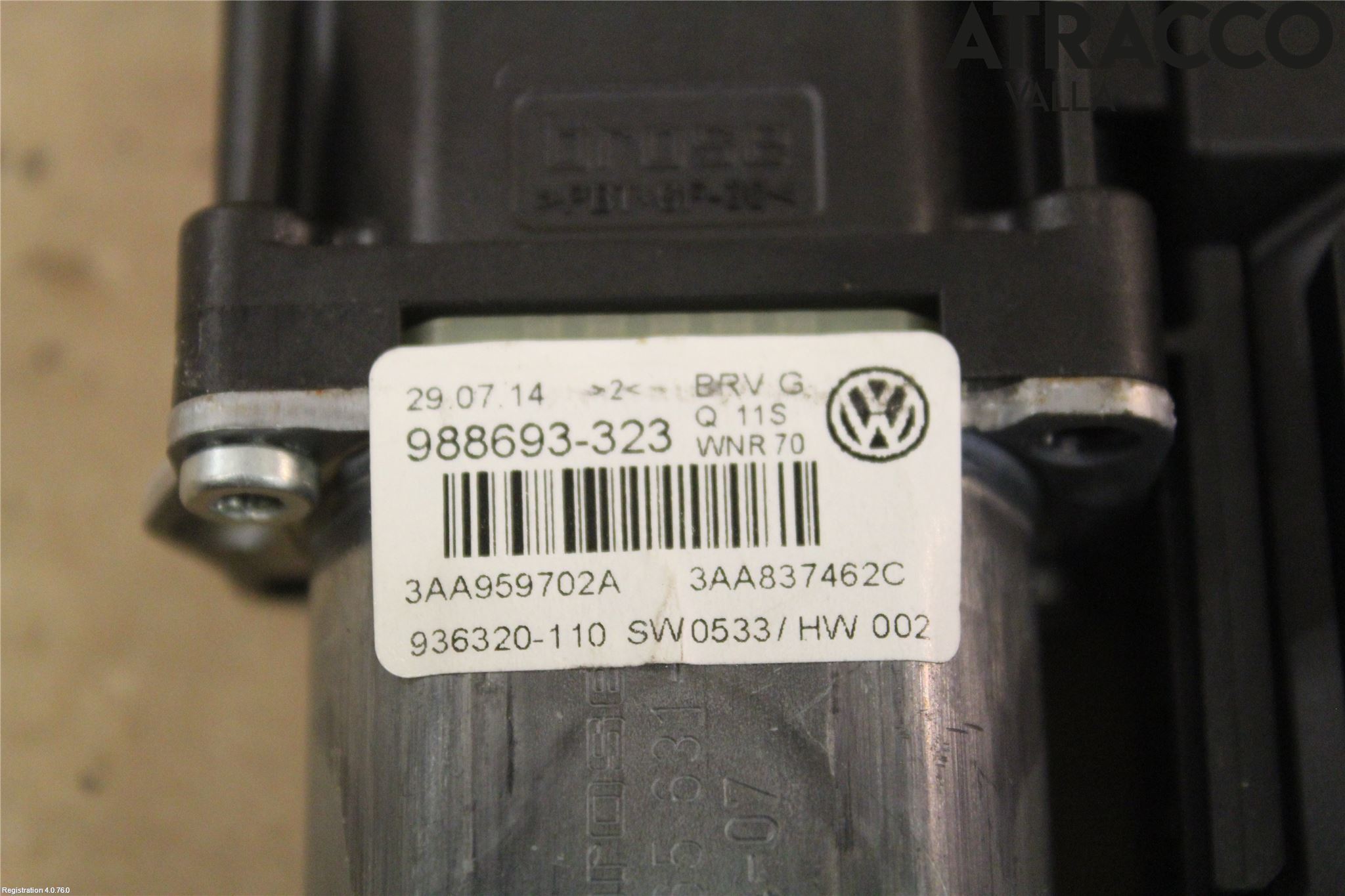 Volkswagen VW PASSAT 11-14 Fönsterhissmotor