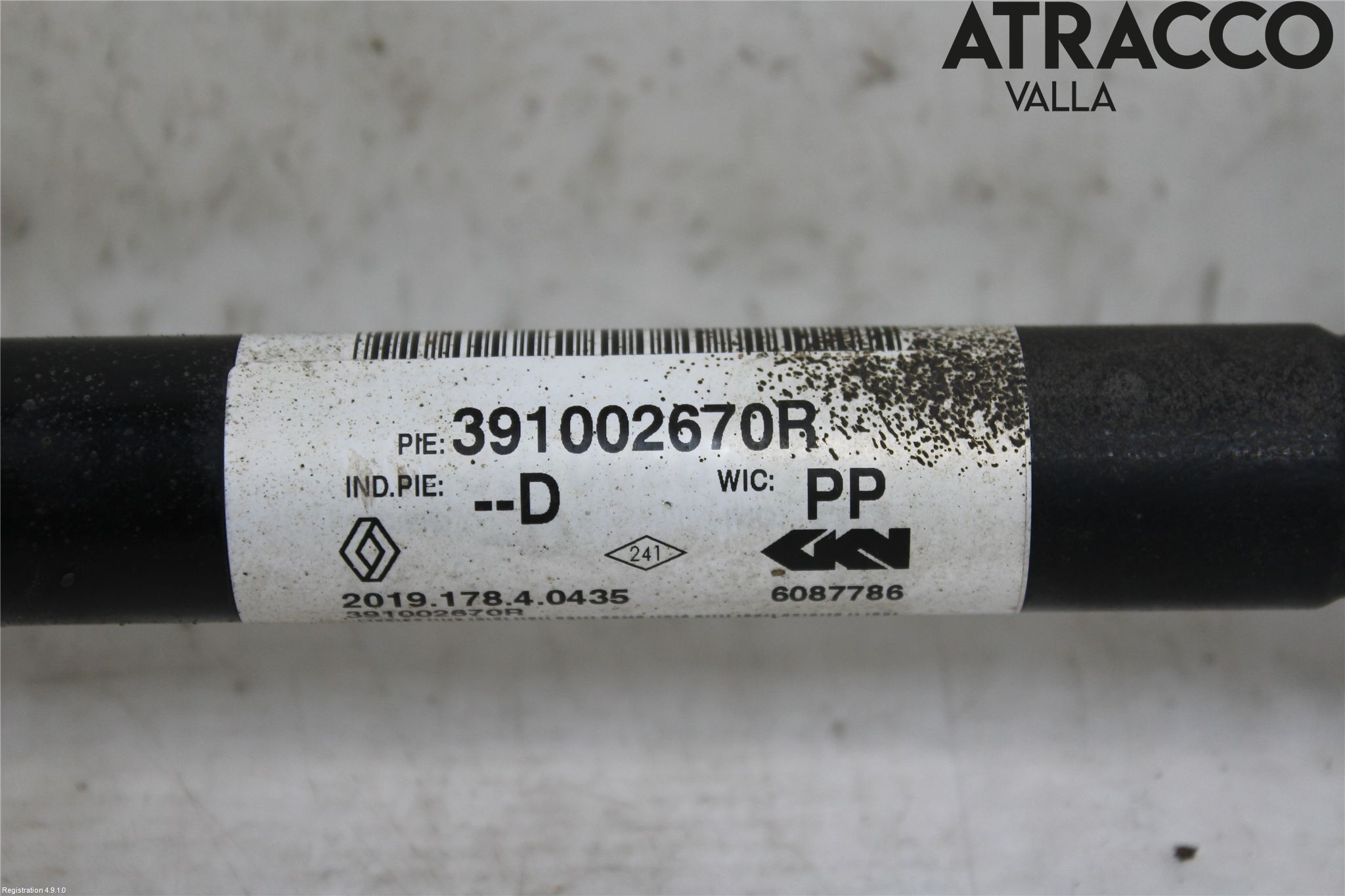 Nissan QASHQAI 17-21 Drivaxel Fram Höger