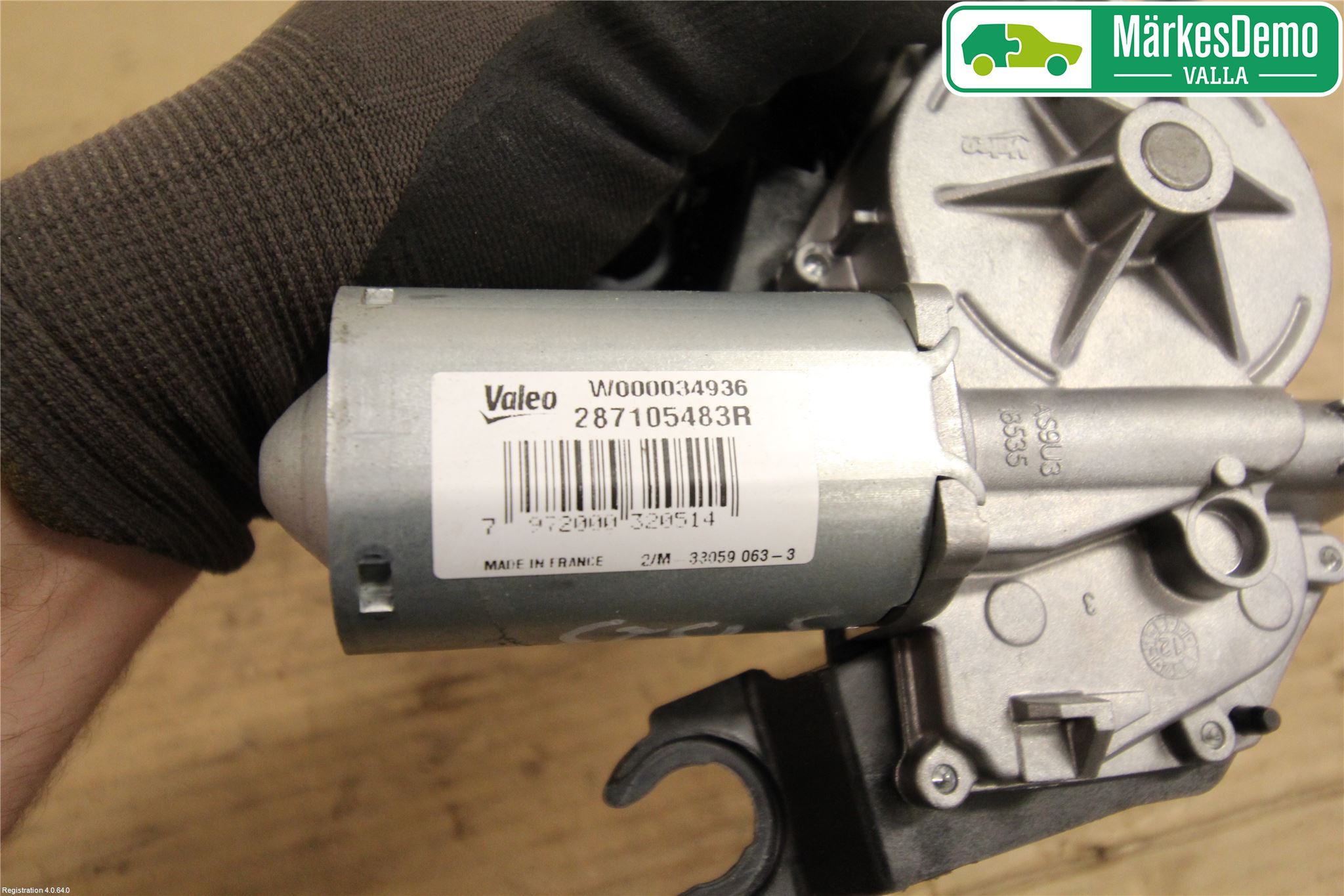 Renault CLIO IV 12-16 Torkarmotor Baklucka