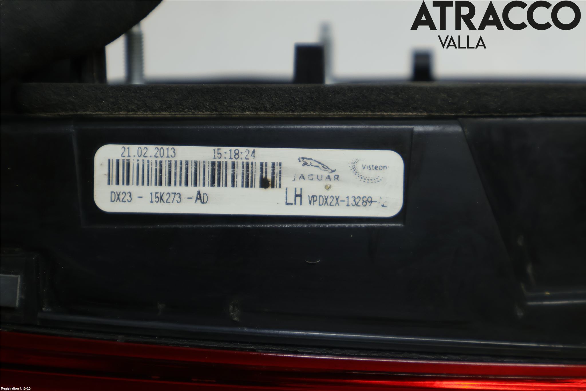 Jaguar XF 08-15 Bakljus Lucka Vä