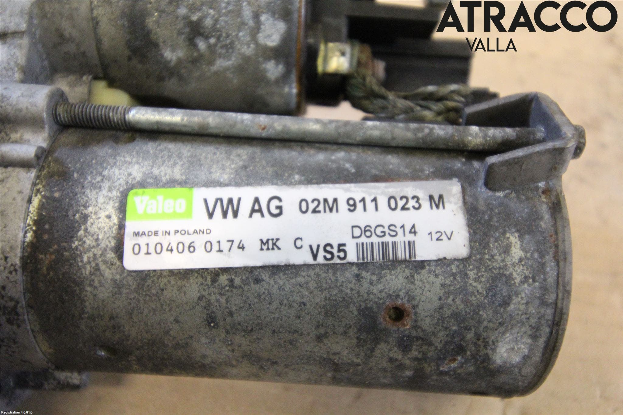 Volkswagen VW GOLF V 04-09 Startmotor