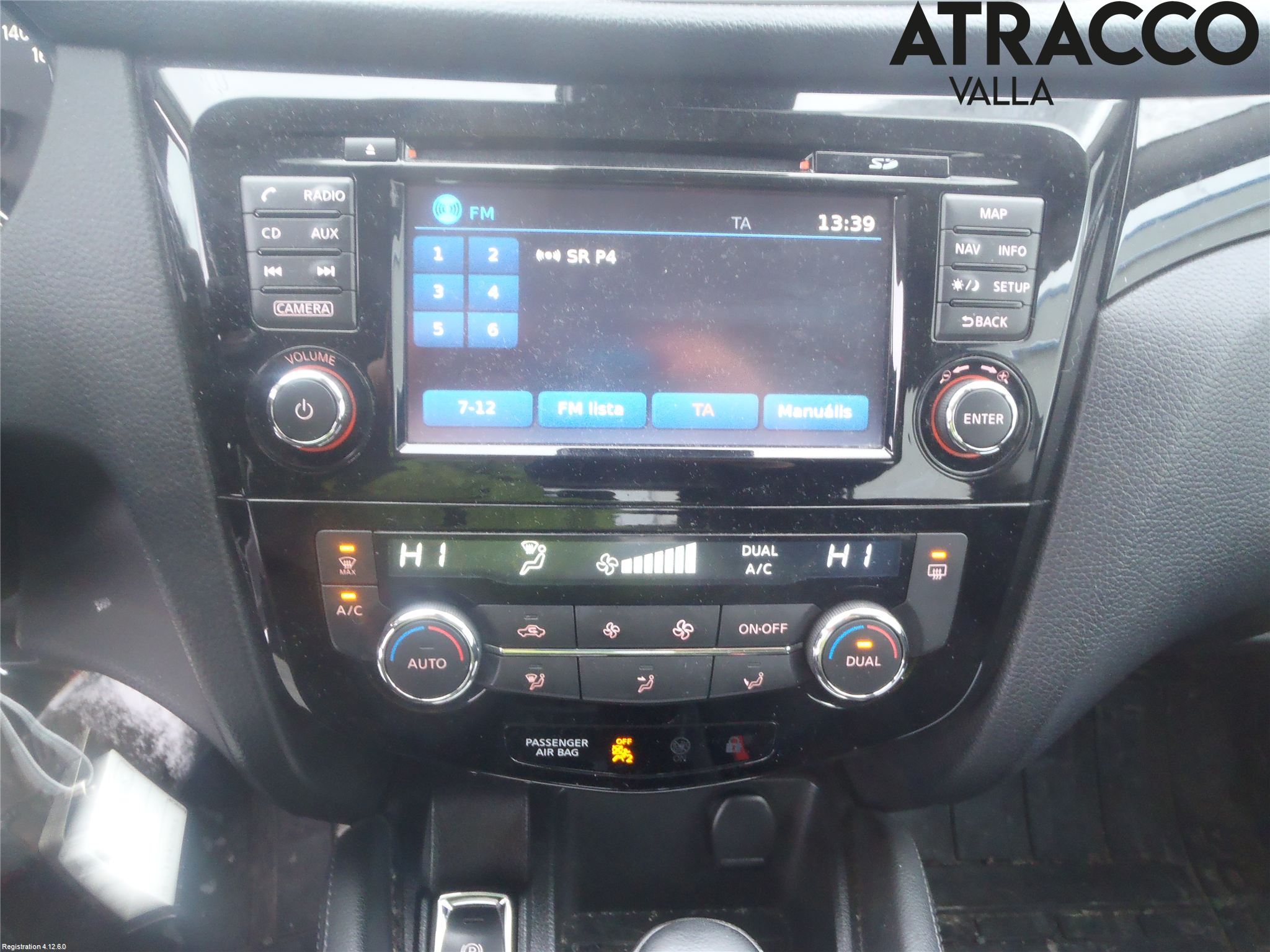 Nissan QASHQAI 14-17 Ac Styrenhet Ac Manöveren