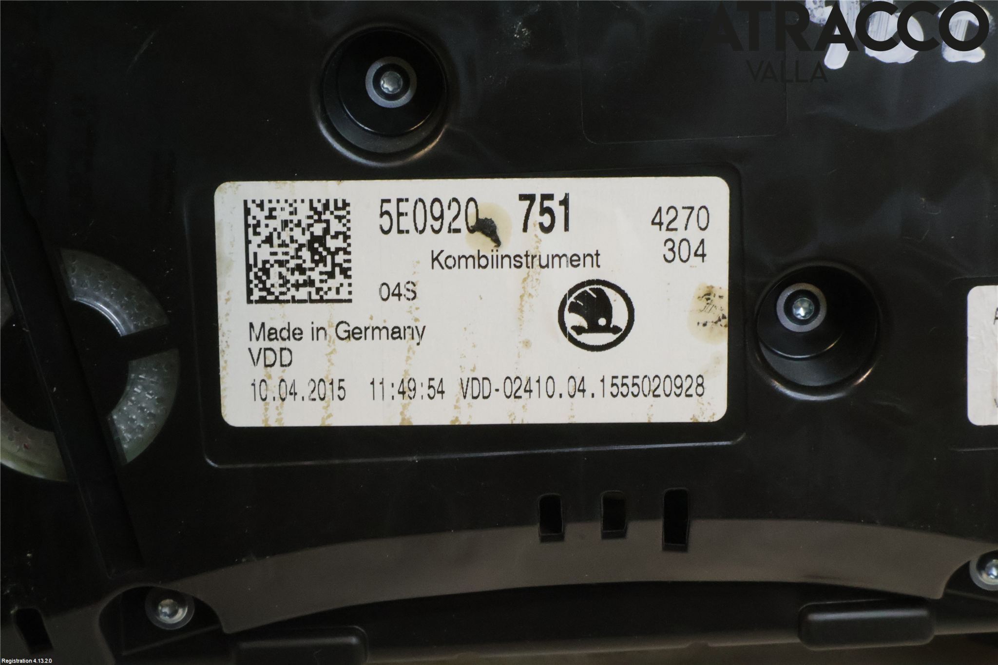 Skoda OCTAVIA (5E) 13-20 Instrument Komb