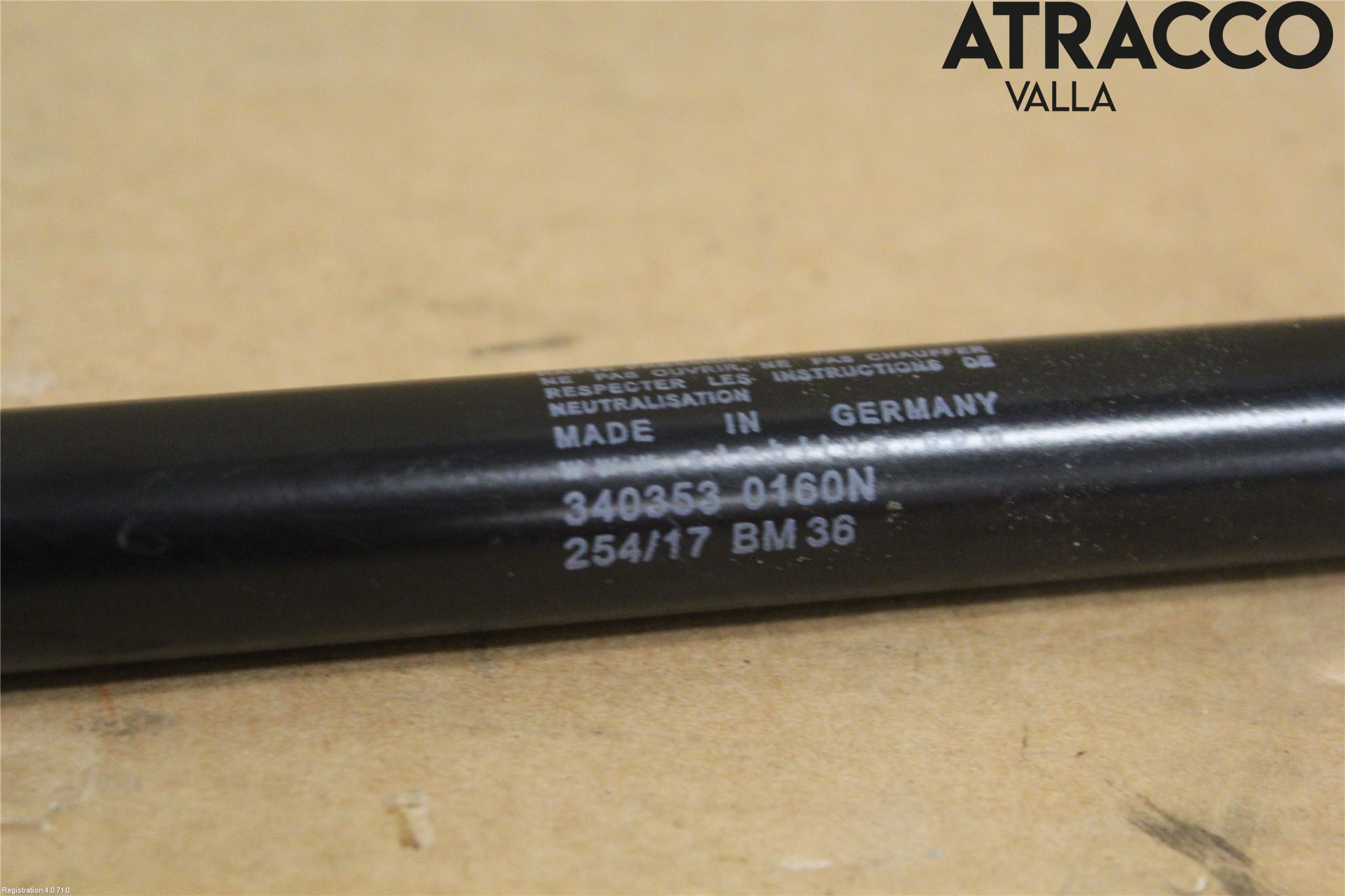 Mopedbil Ligier LIGIER JS 50 Gasfjäder Baklucka