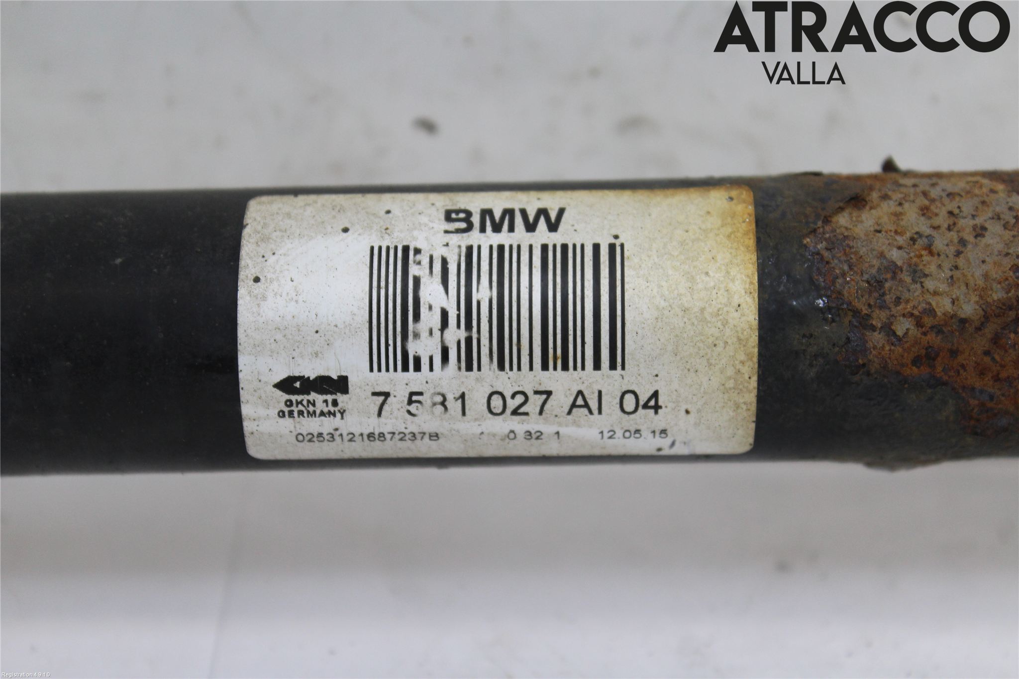 BMW 5 F10/F11/F18 09-17 Drivaxel Bak Vänster