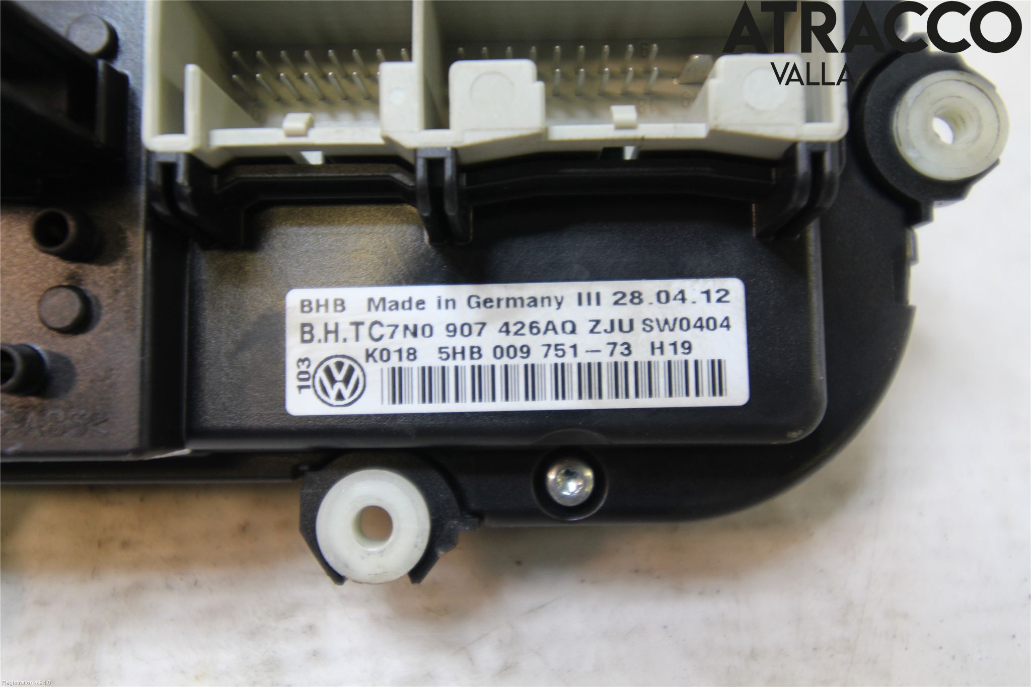 Volkswagen VW CADDY 11-15 Ac Styrenhet Ac Manöveren